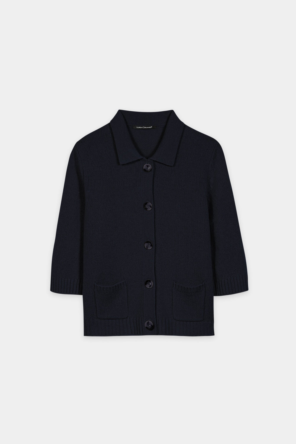 Cardigan aus Kaschmir-Mix - winter navy - Standard
