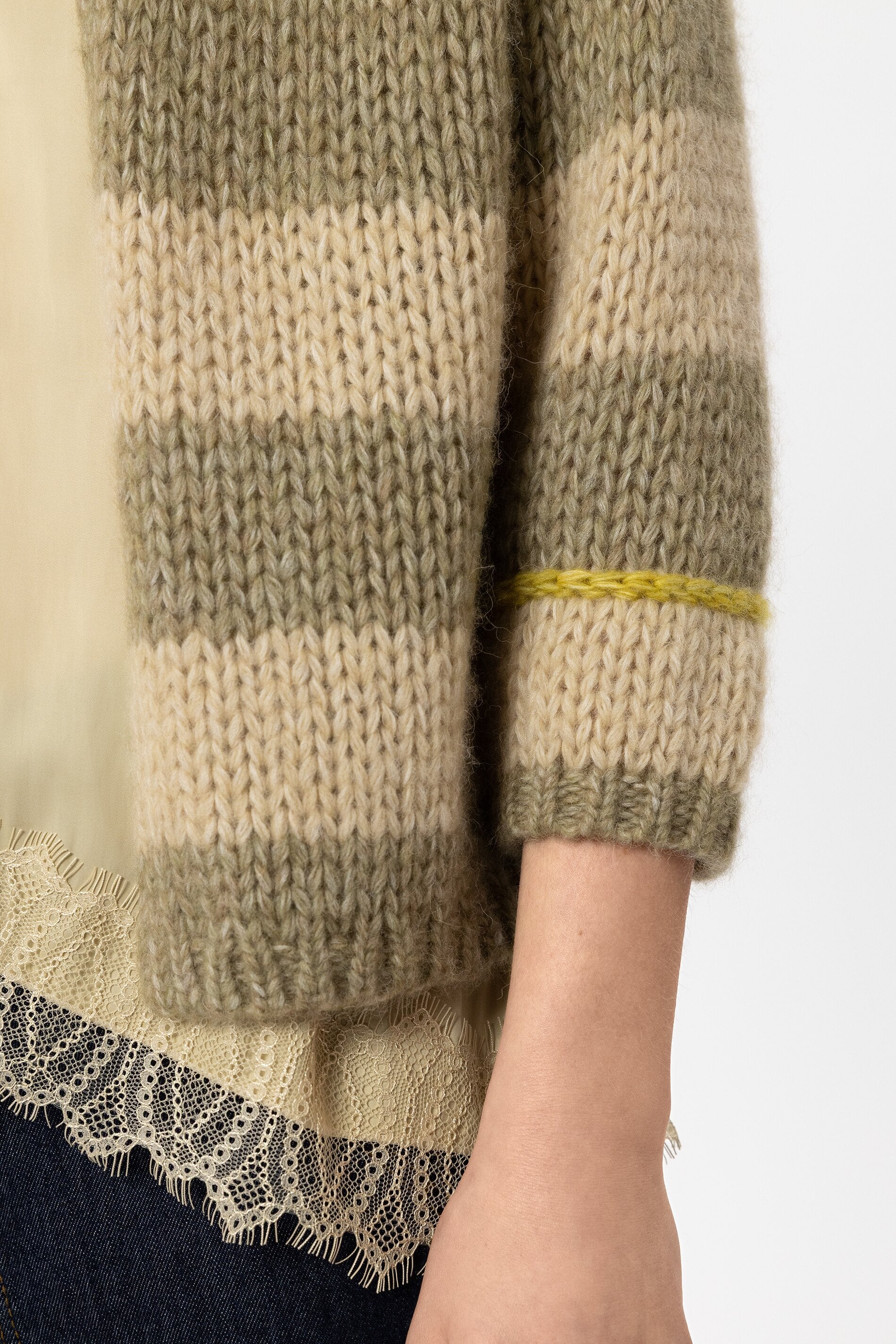 Cardigan aus Alpaka-Mix - multi - Standard | Model Detail