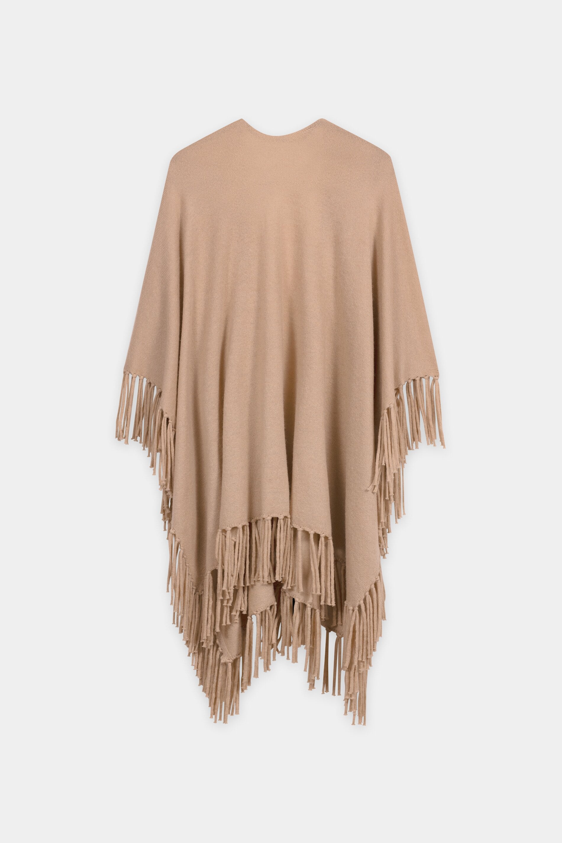 Cape aus Alpaka-Mix - nude - Standard | Artikel Rück