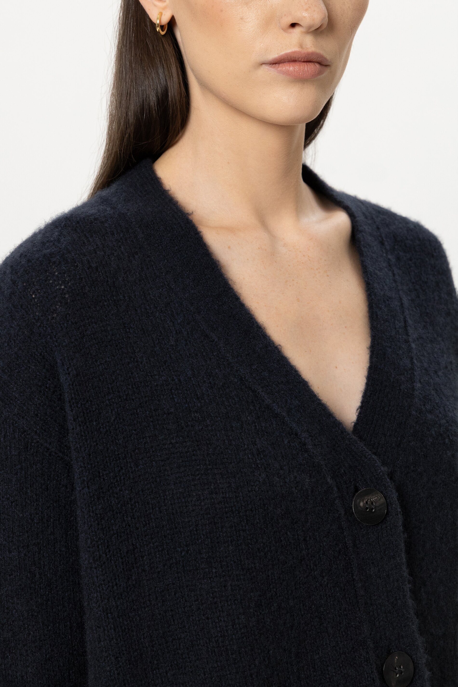 Cardigan aus Kaschmir-Mix - winter navy - Standard | Model Detail