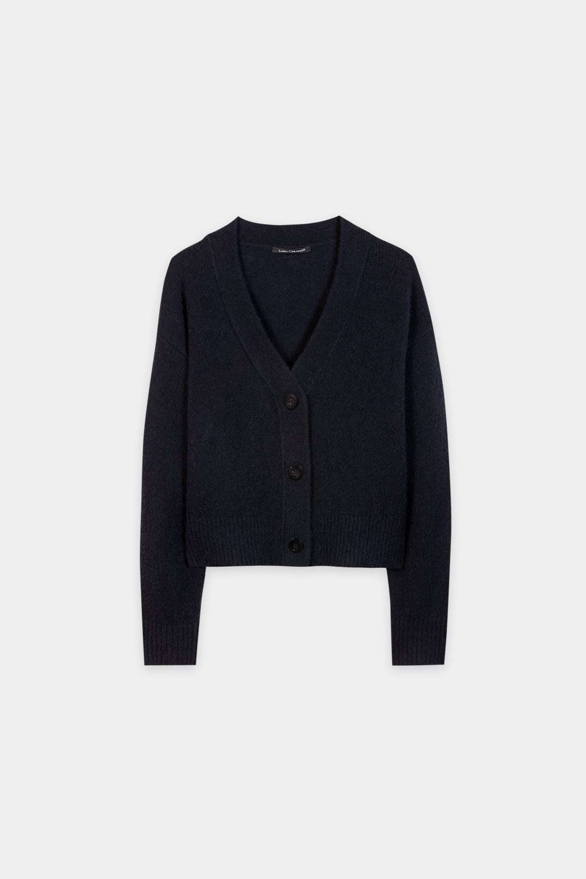 Cardigan aus Kaschmir-Mix - winter navy - Standard | Artikel Front
