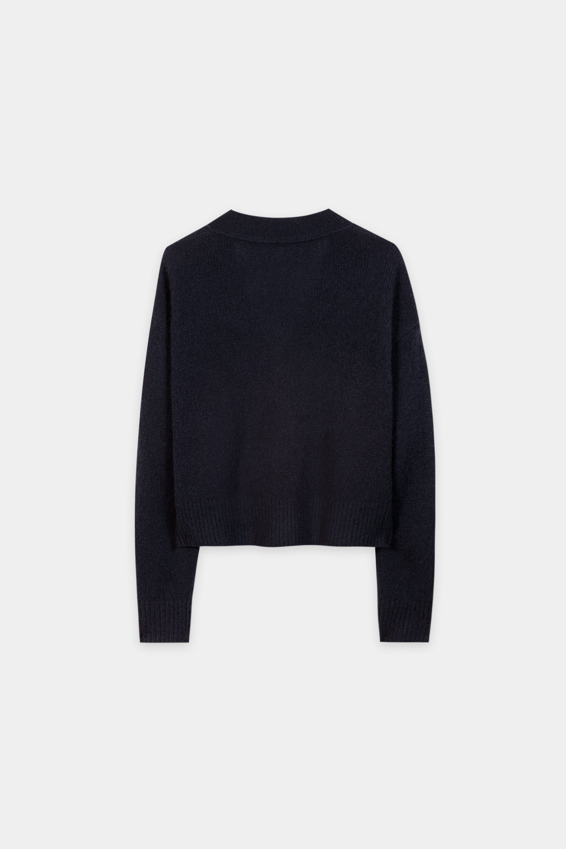 Cardigan aus Kaschmir-Mix - winter navy - Standard | Artikel Rück