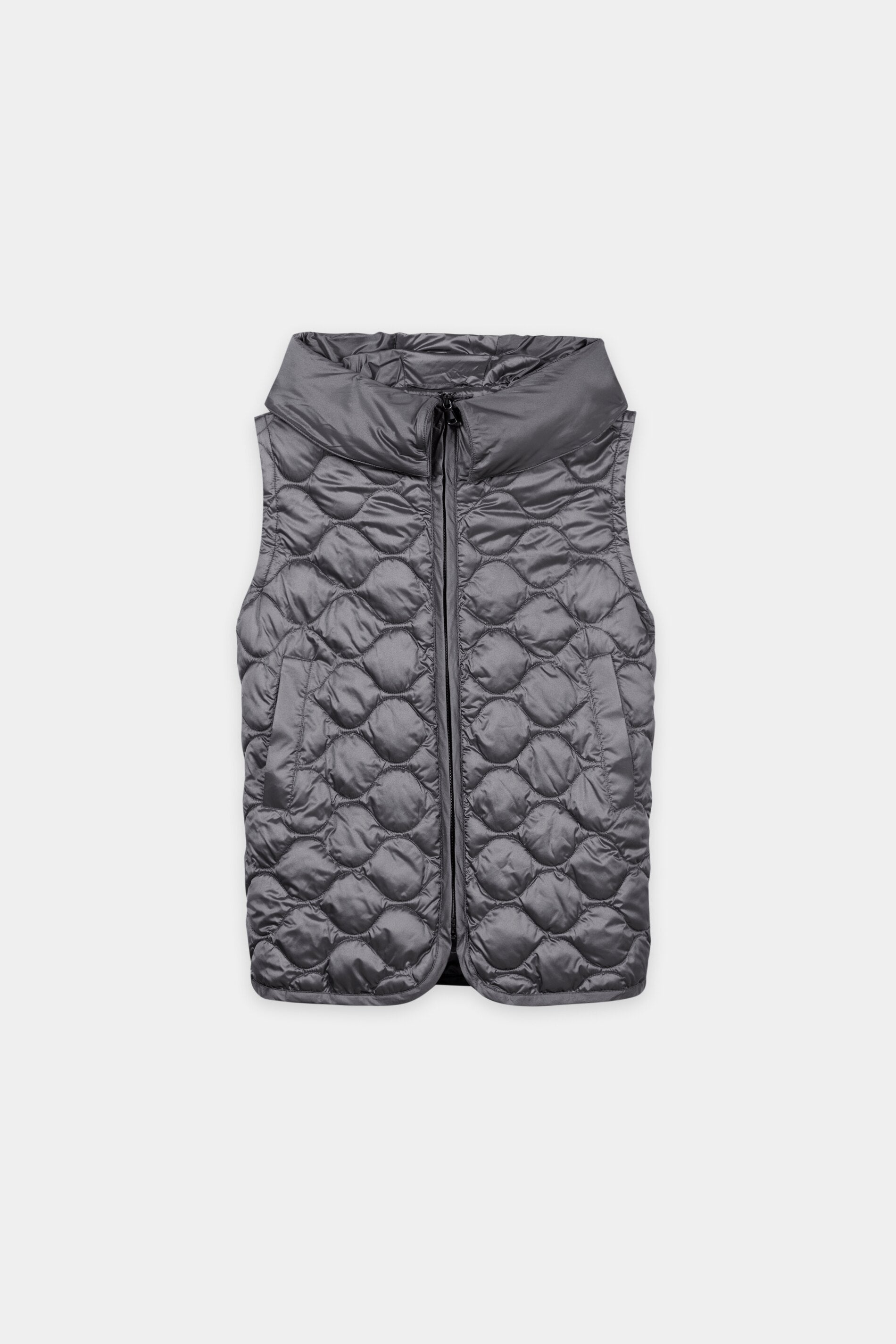 Daunen-Outdoorweste - heather grey - Standard | Artikel Front