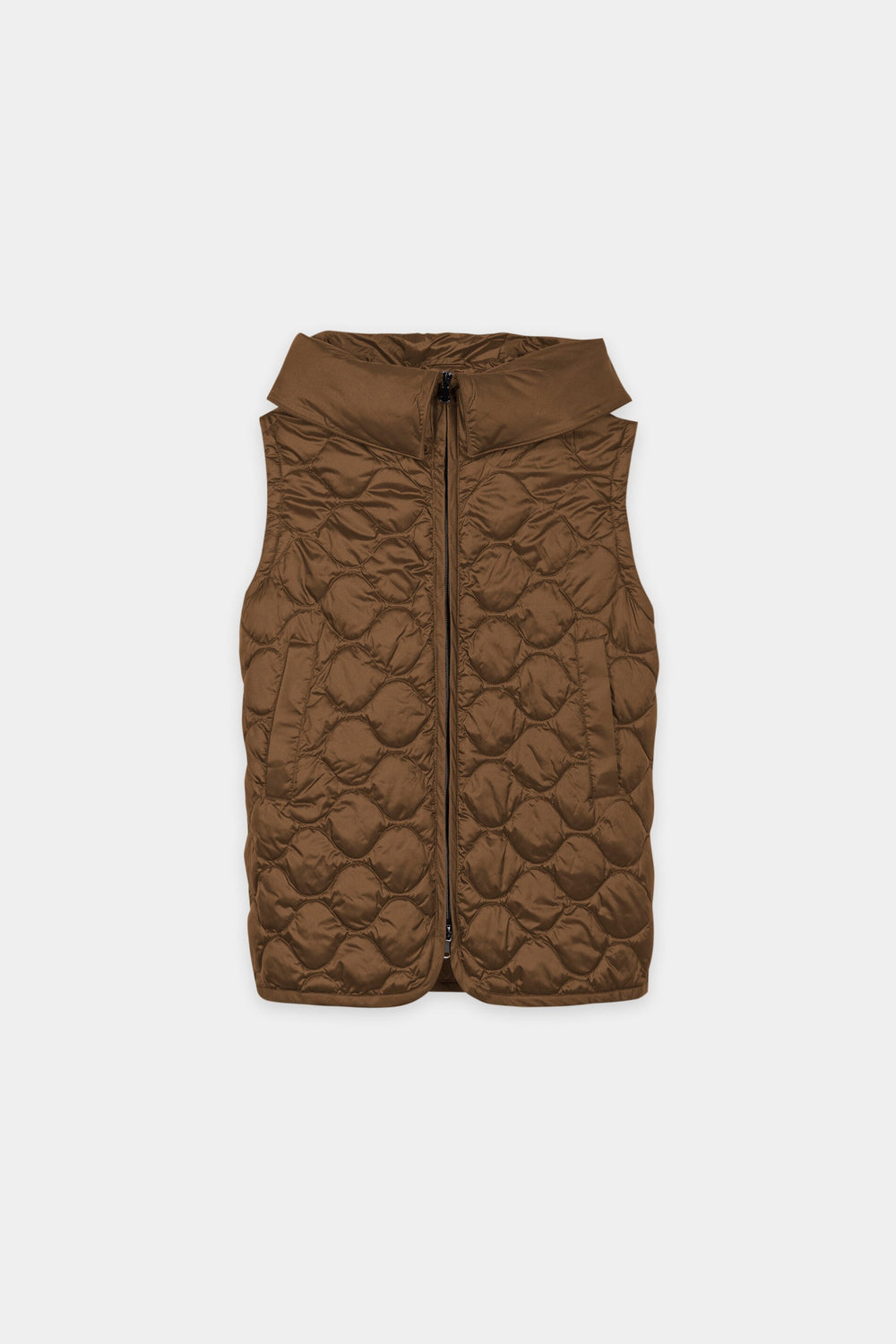 Daunen-Outdoorweste - caramel - Standard
