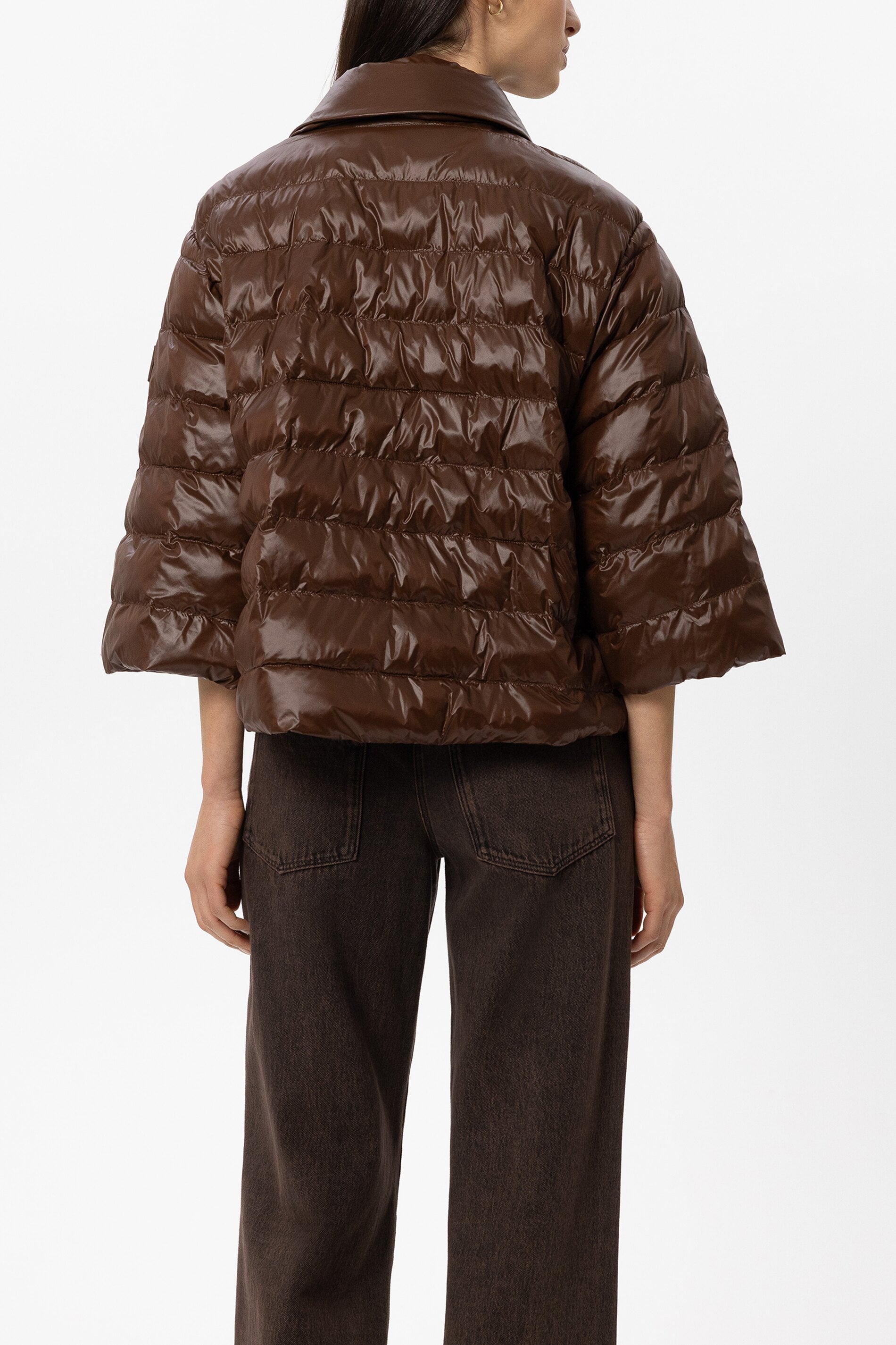 Outdoor-Capejacke - marone - Standard | Model Rück