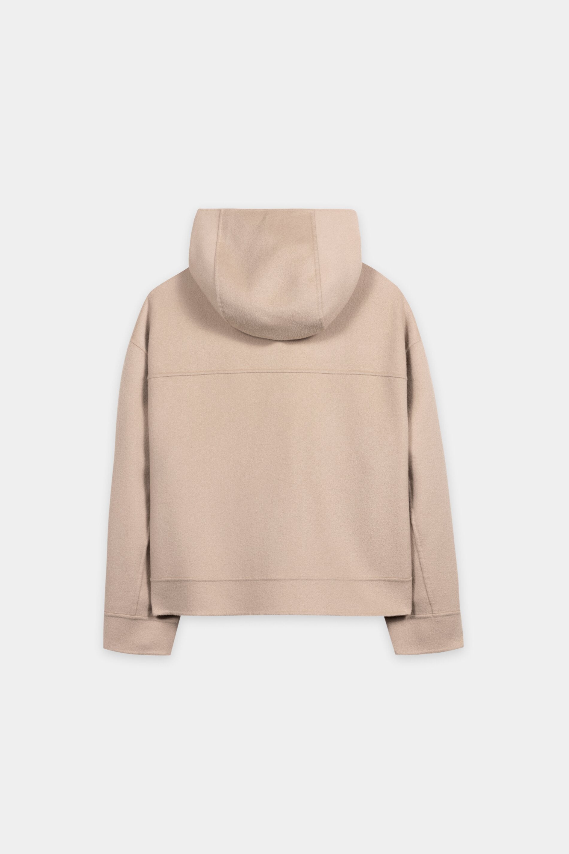 Doubleface-Jacke mit Kapuze - cappuccino - Standard | Artikel Rück