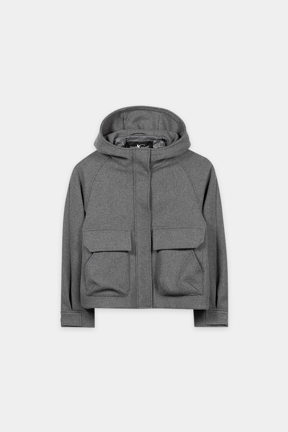 Outdoorjacke aus Woll-Mix - heather grey - Standard