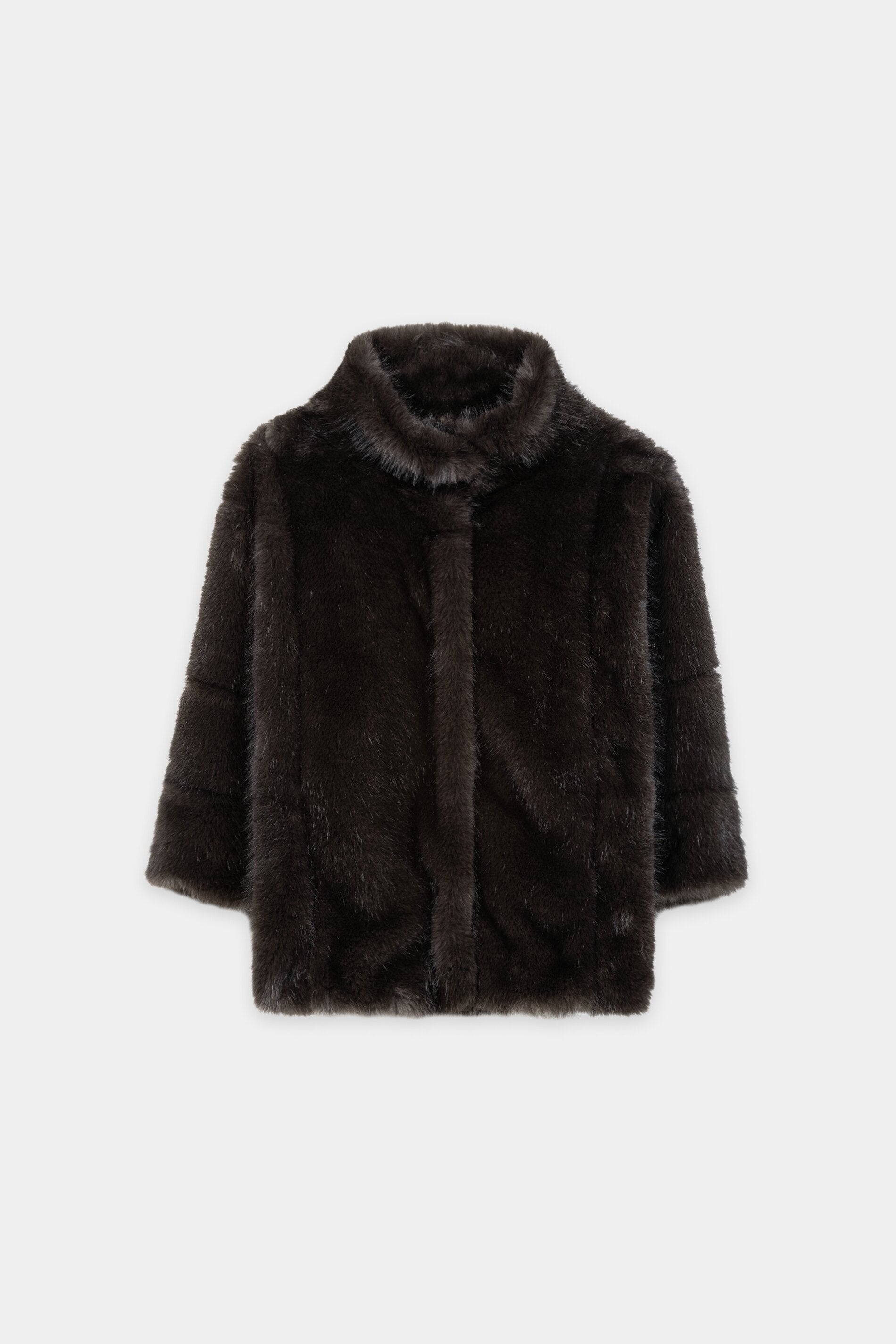 Jacke in Fell-Optik - truffle - Standard | Artikel Front