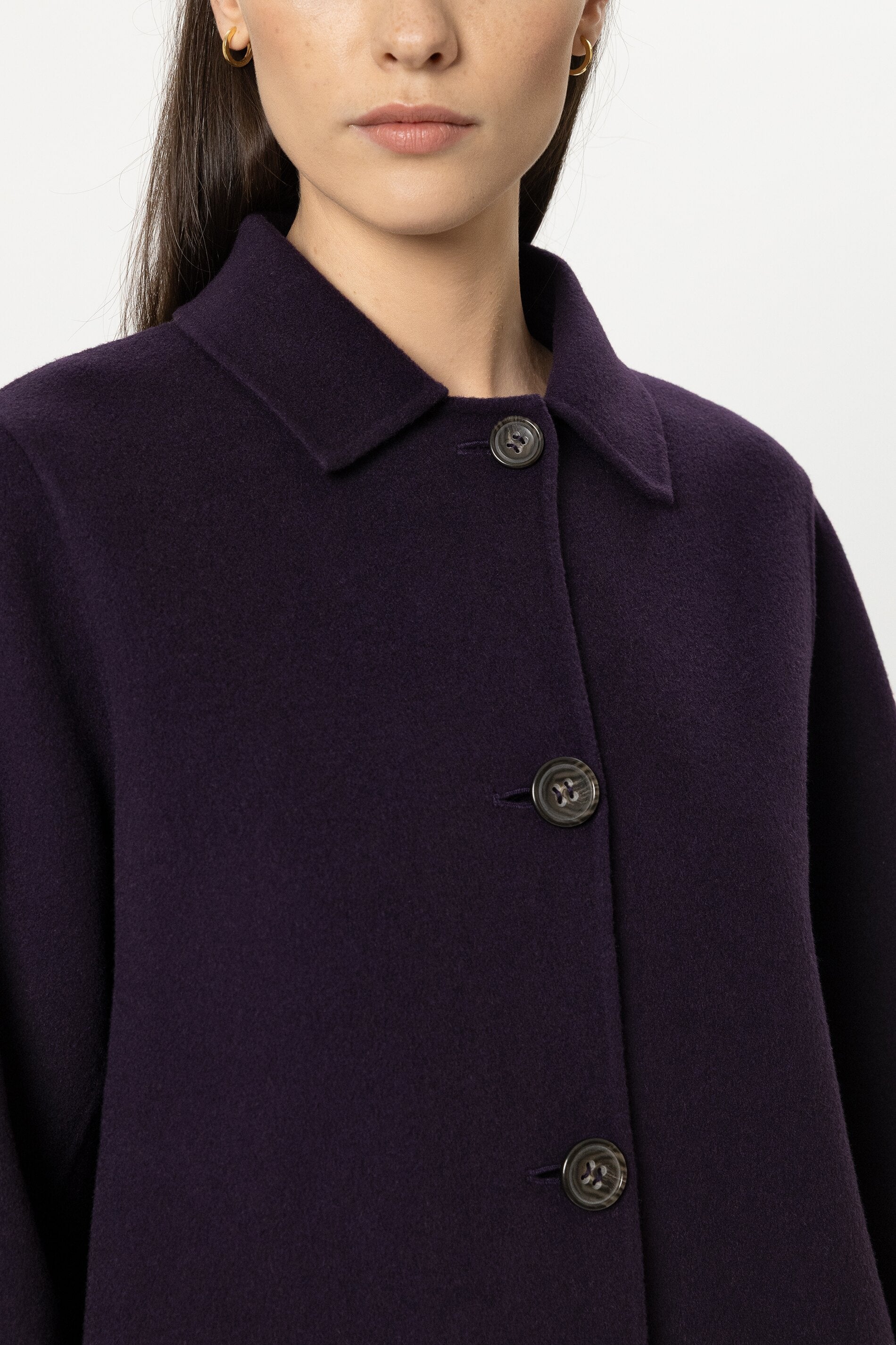 Doubleface-Jacke - plum - Standard | Model Detail