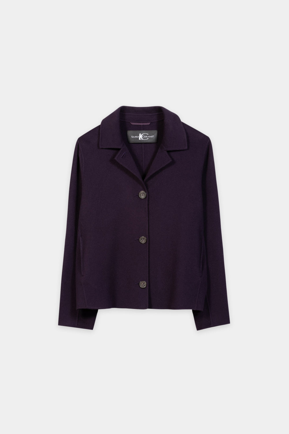 Double-face jacket - plum - Standard