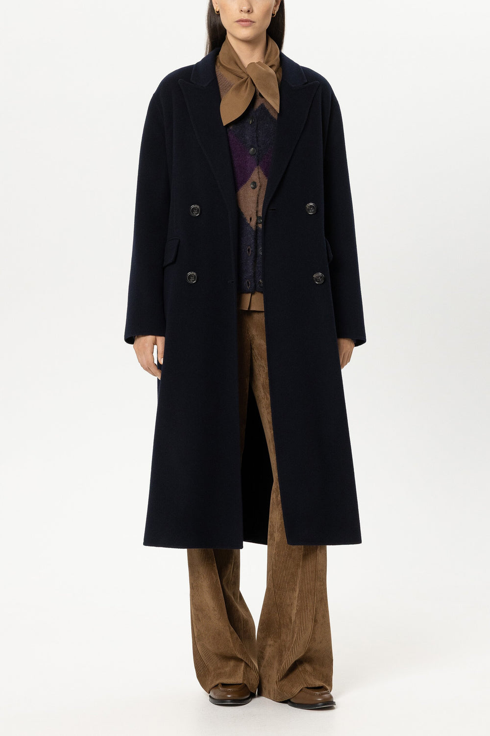 Doubleface-Blazermantel - winter navy - Standard