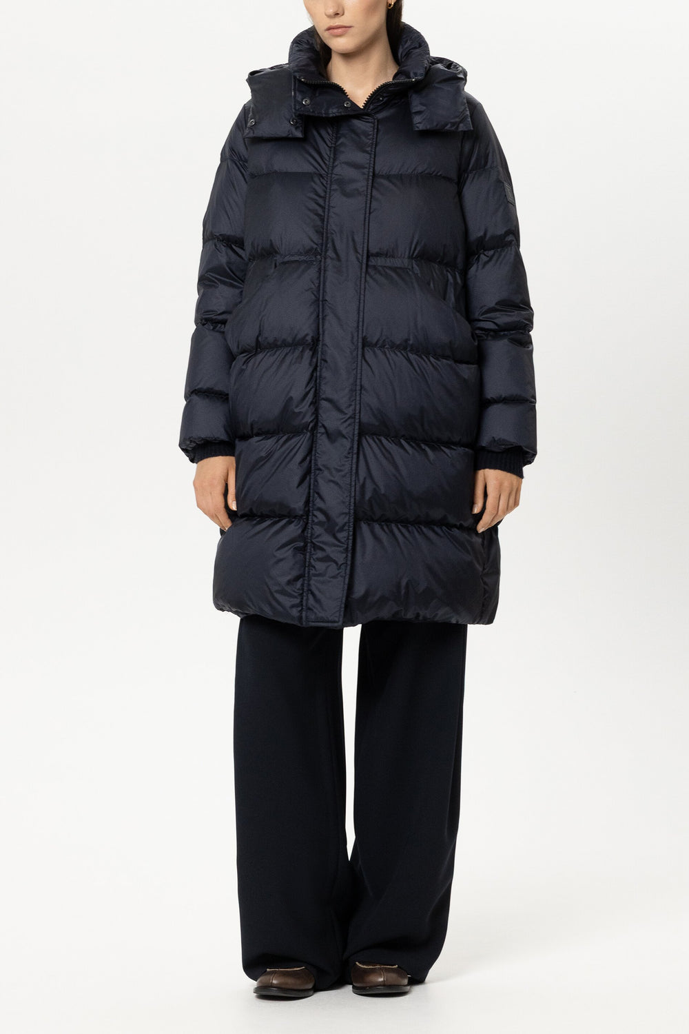 Daunen-Outdoormantel - winter navy - Standard