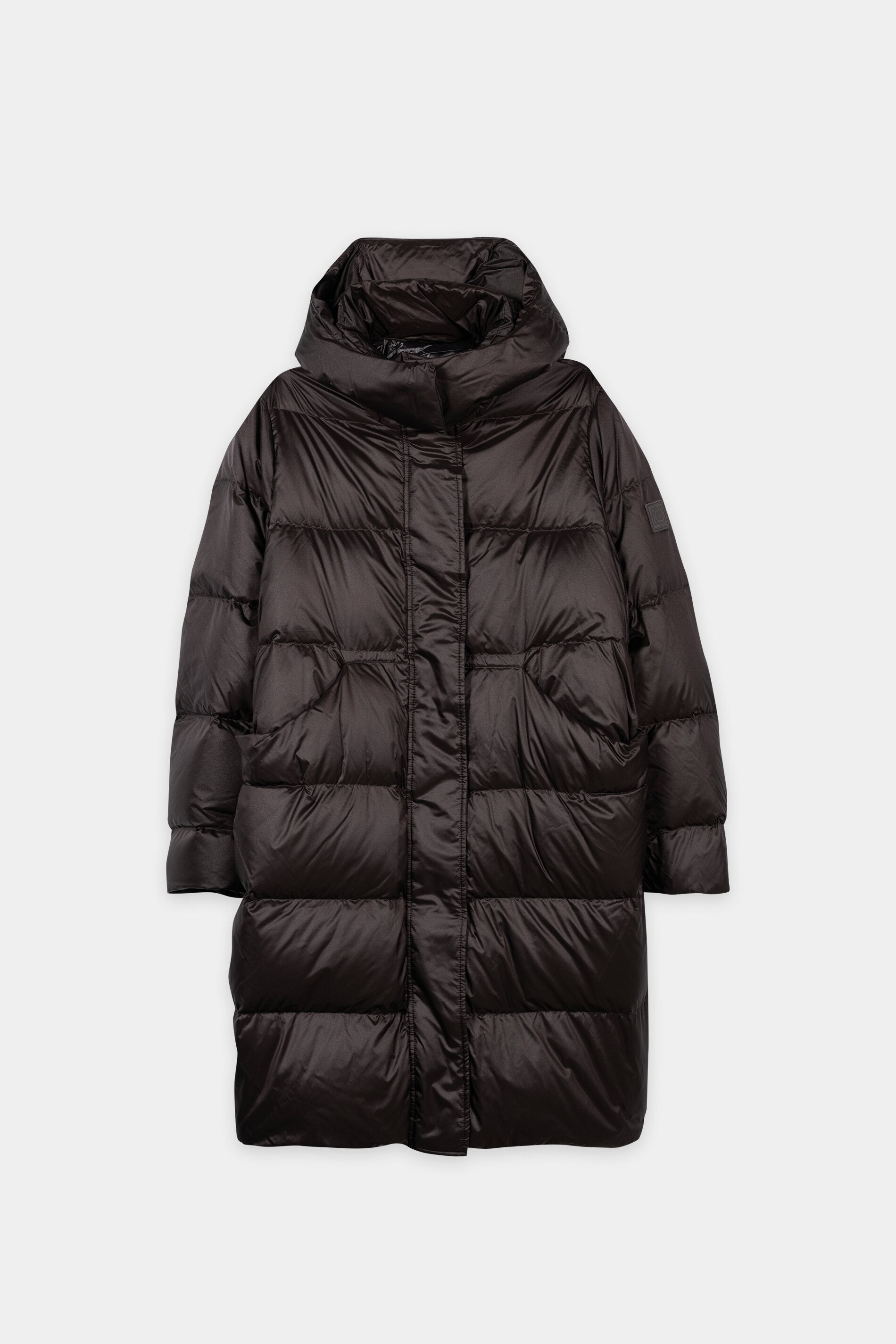 Daunen-Outdoormantel - truffle - Standard | Artikel Front