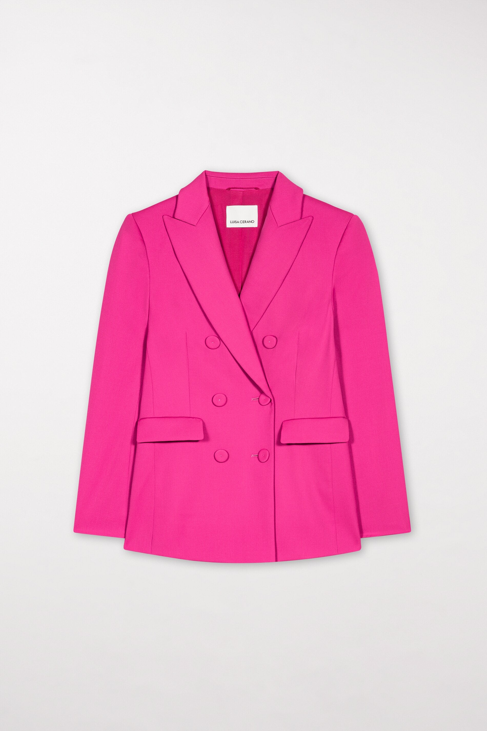 Zweireihiger Blazer - magenta pink - Standard | Artikel Front