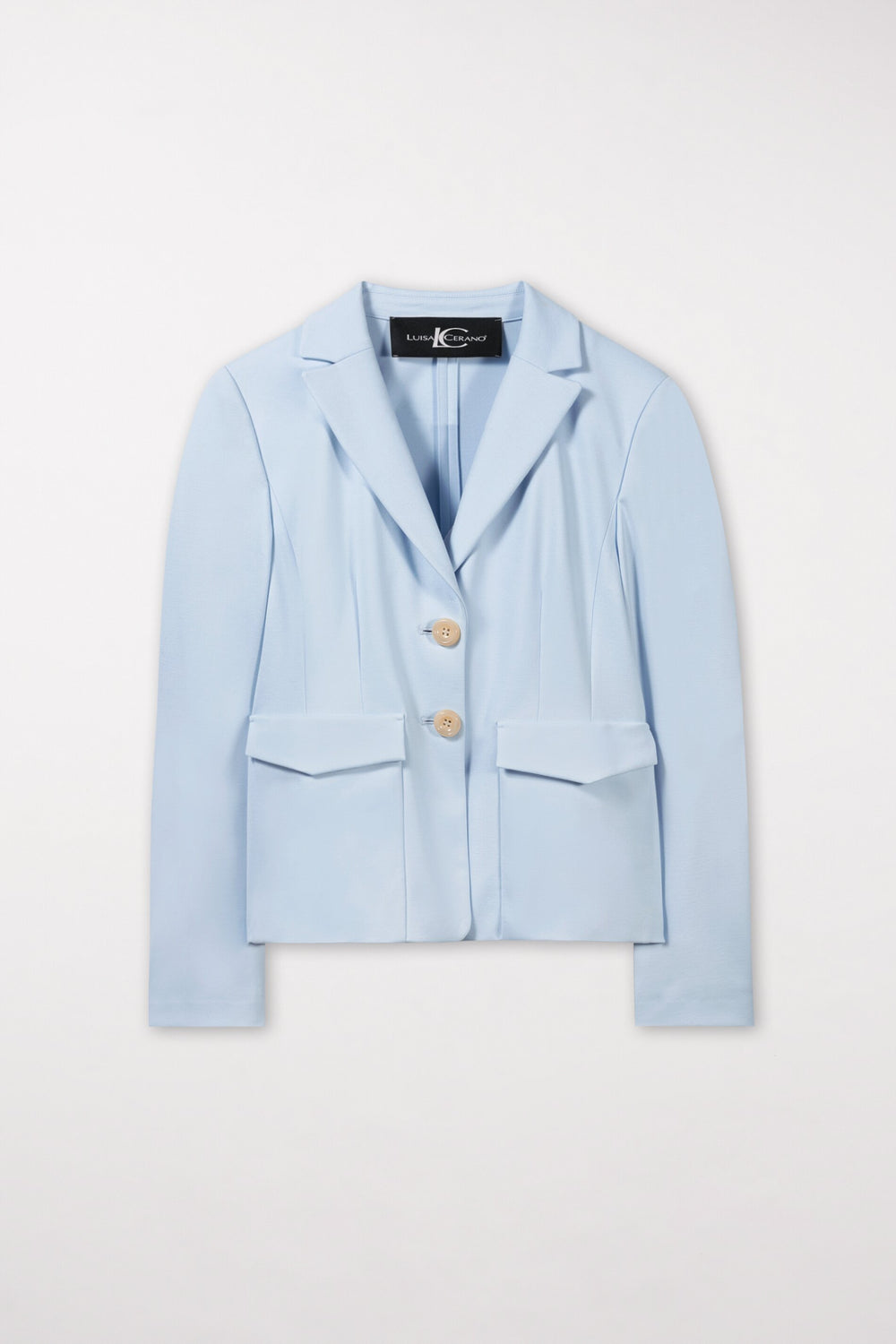 Blazer aus Punto-Milano - sky blue - Standard