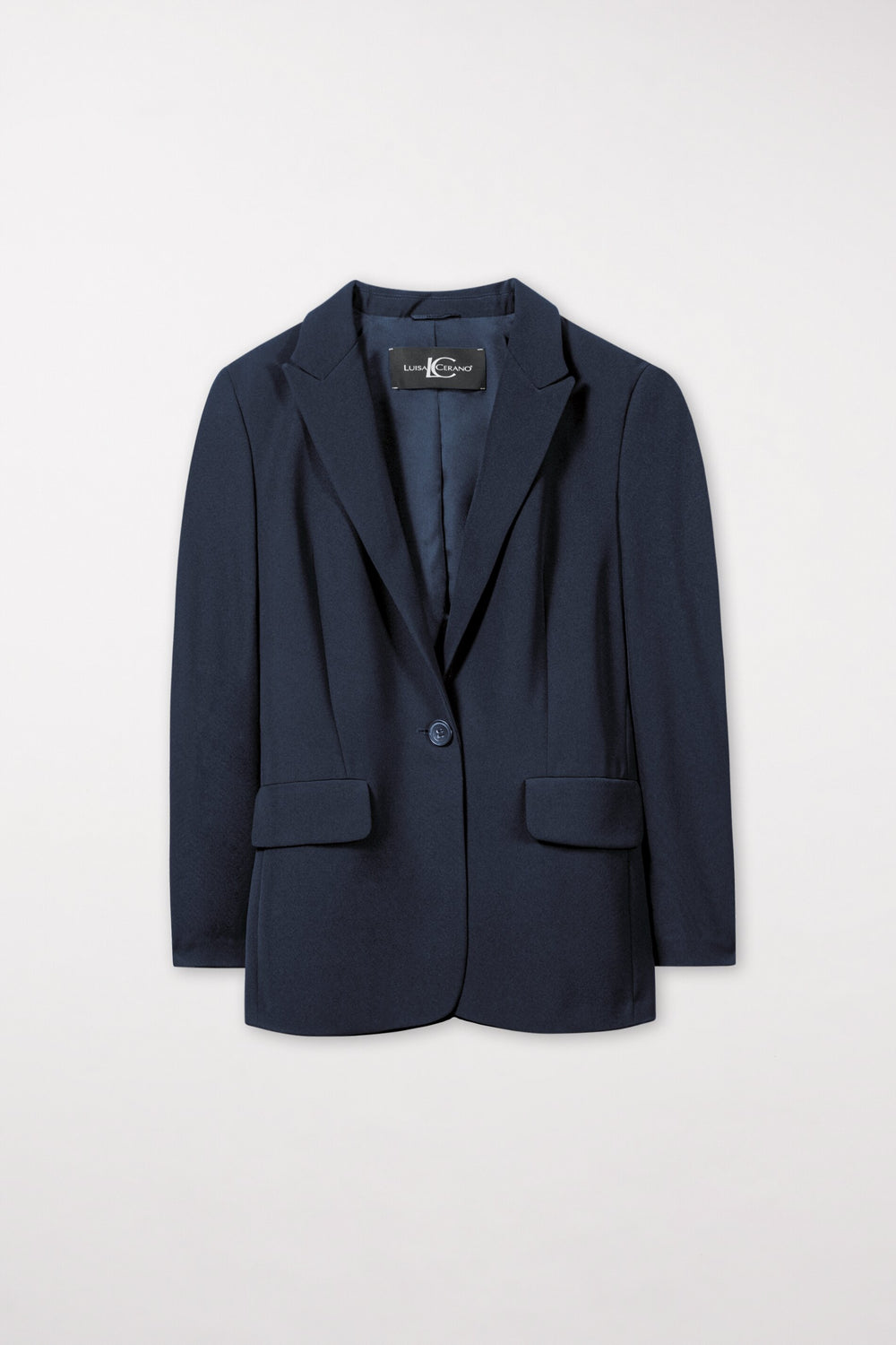 Einknopf-Blazer - dark navy - Standard