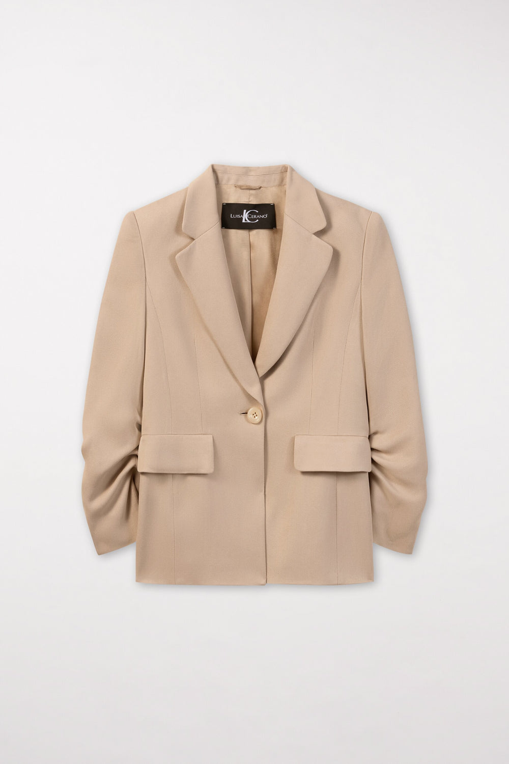 Gabardine-Blazer - cashew - Standard