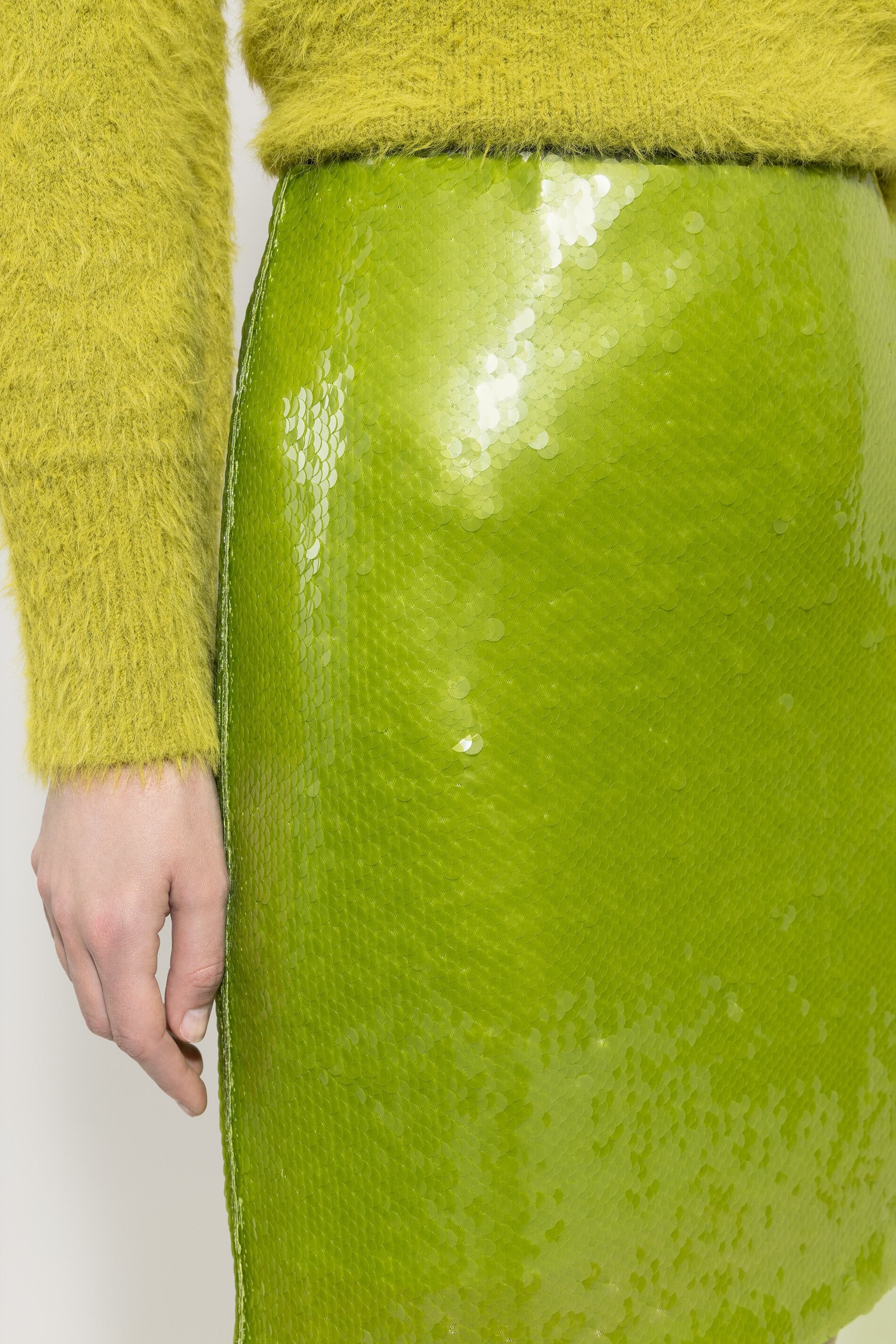 Minirock mit Pailletten - acid - Standard | Model Detail