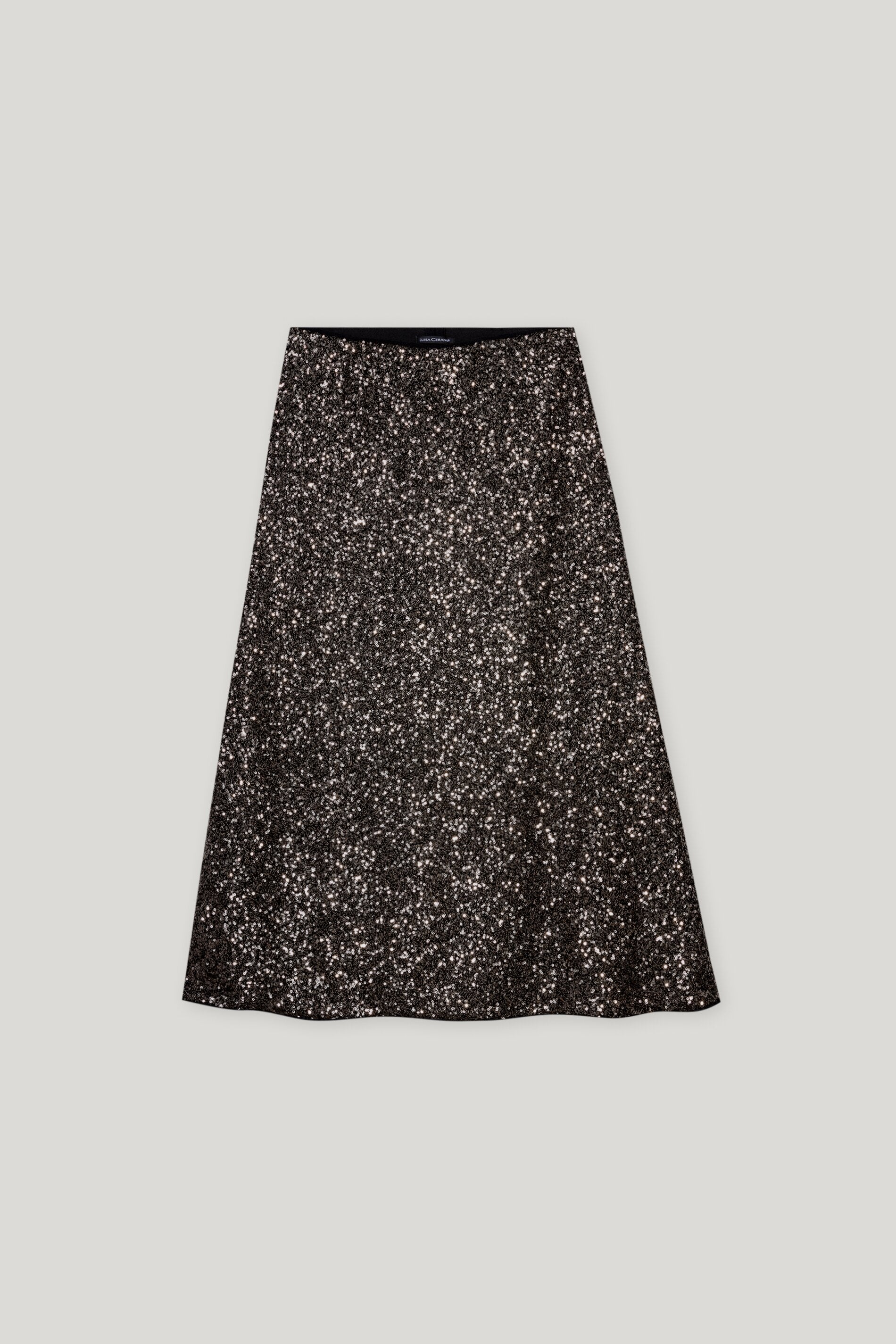 Rock mit Pailletten - urban grey - Standard | Artikel Front