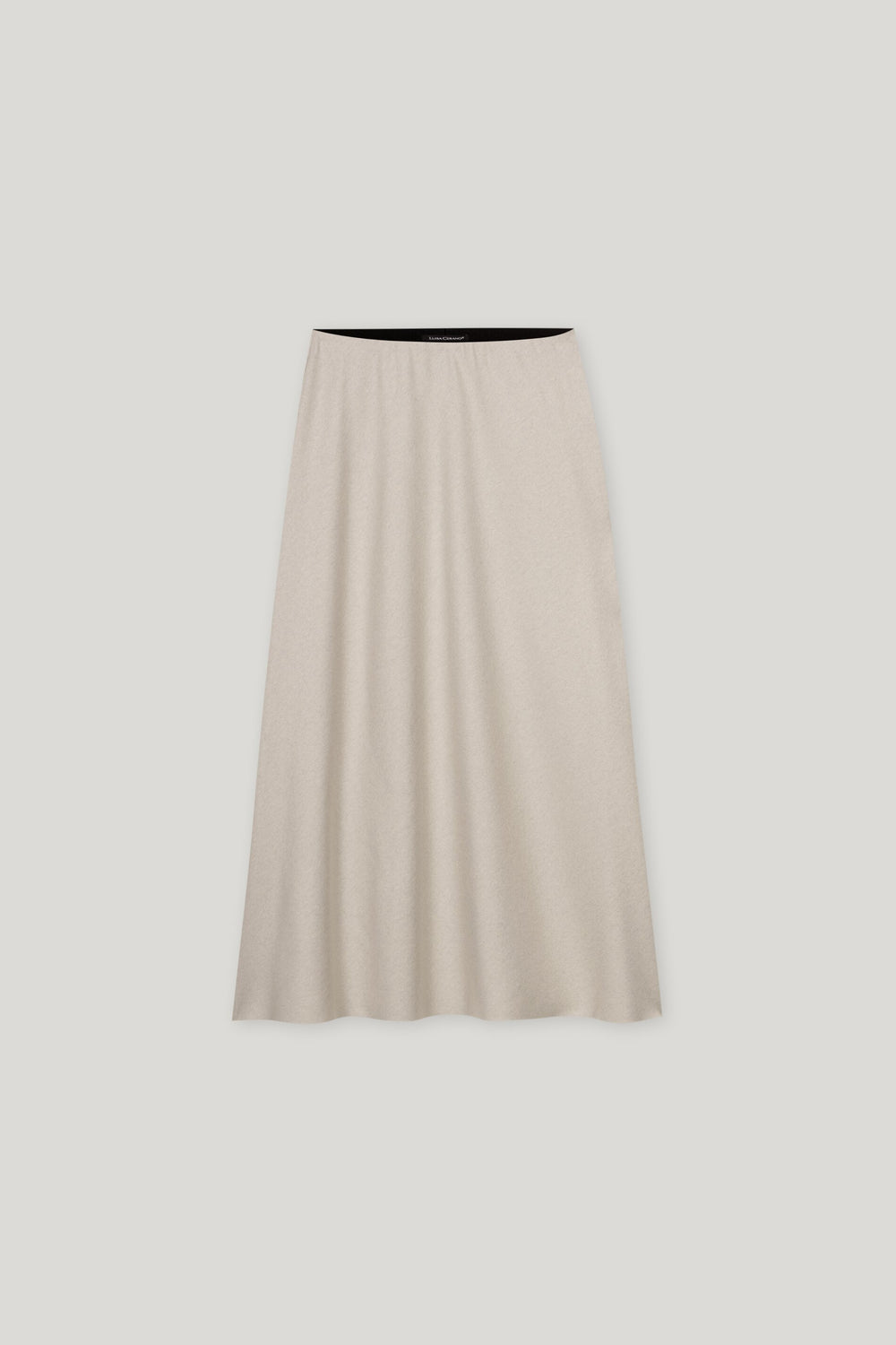 Jupe midi en flanelle - oyster - standard