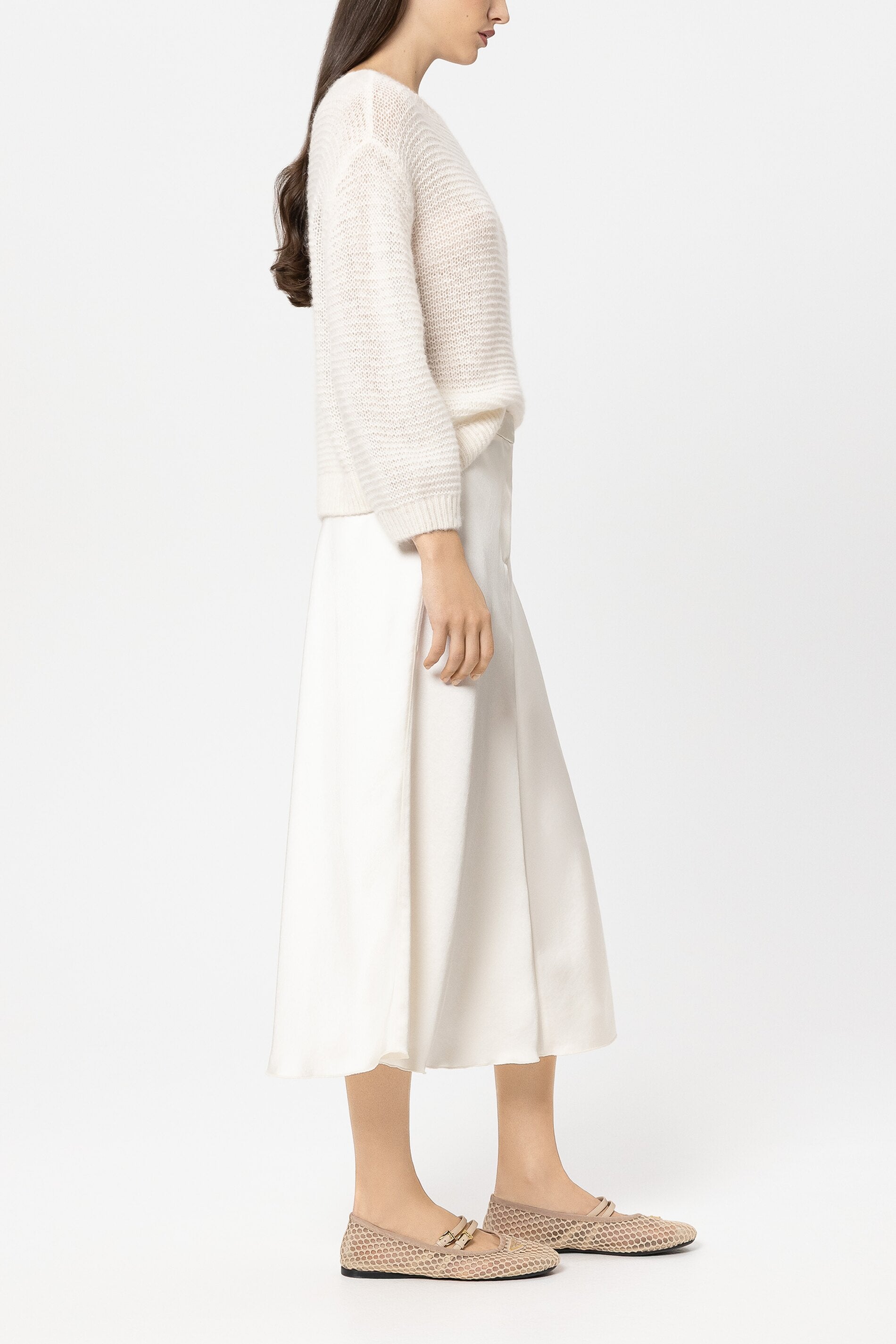 Satin-Rock - cream - Standard | Model Seite