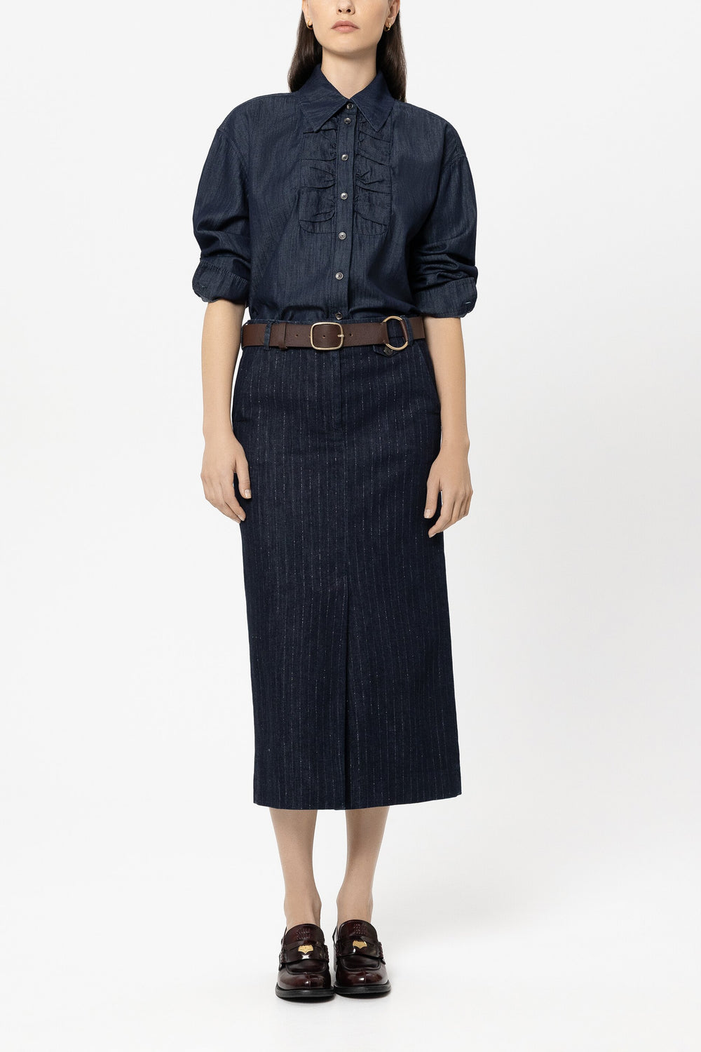 Pinstripe-Denim-Rock - denim blue - Standard