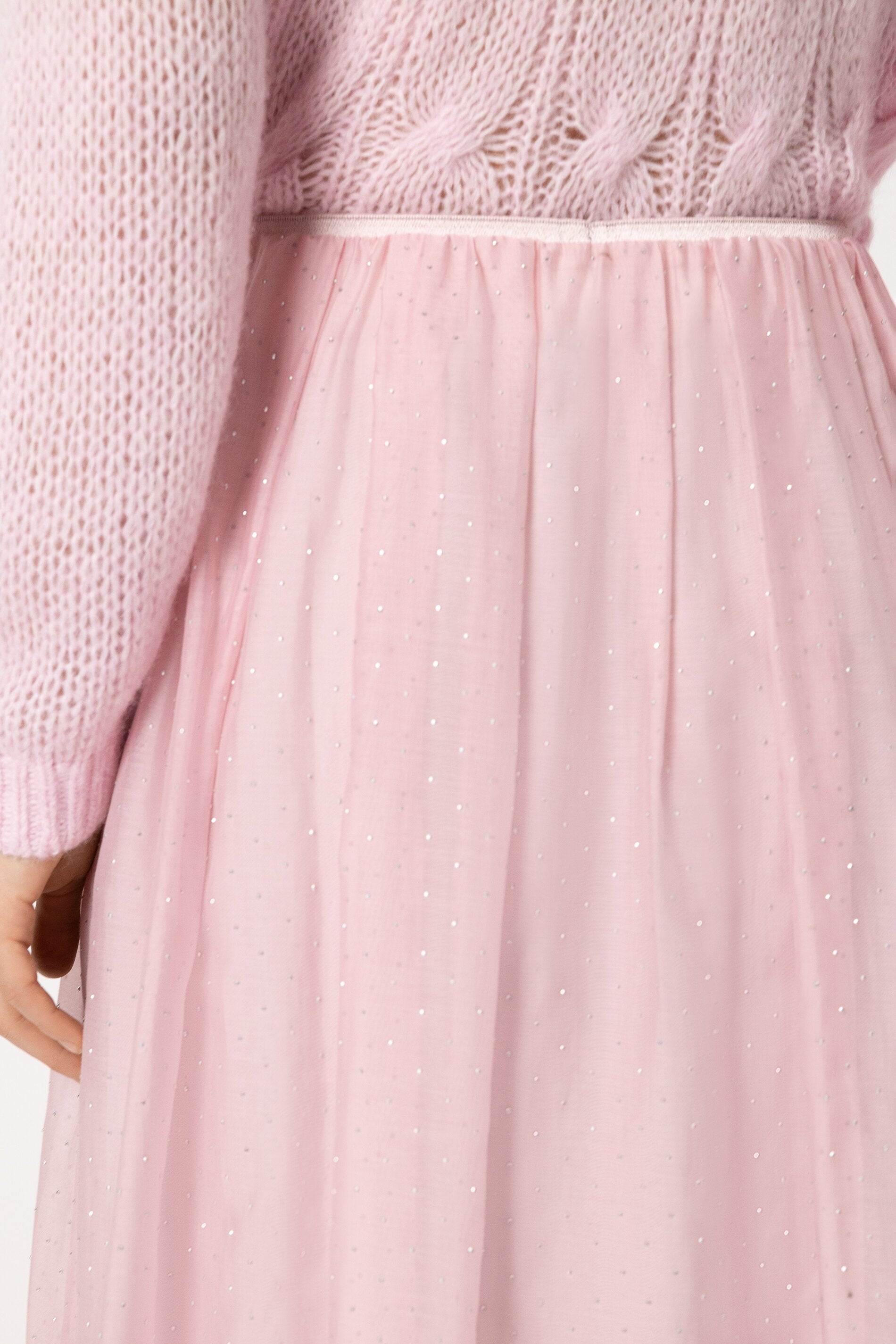 Rock mit Glitzersteinen - creamy blush - Standard | Model Detail