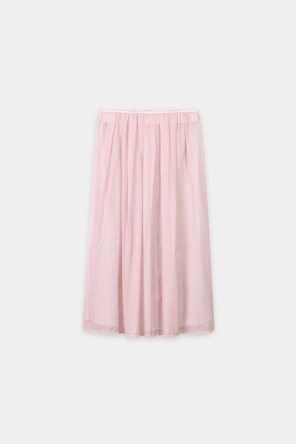 Skirt with rhinestones - creamy blush - Standard
