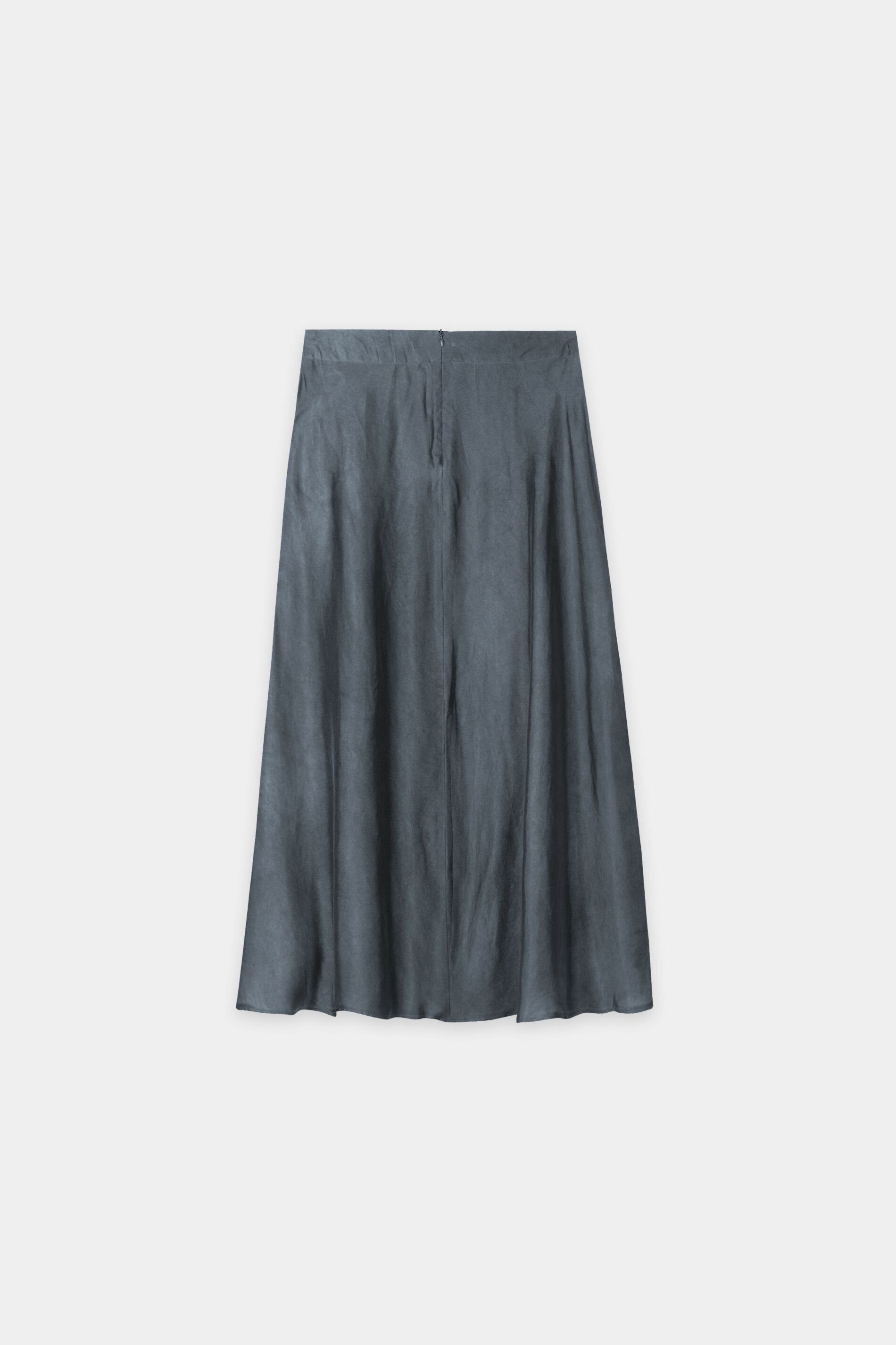 Maxirock aus Seiden-Mix - tinted blue - Standard | Artikel Rück