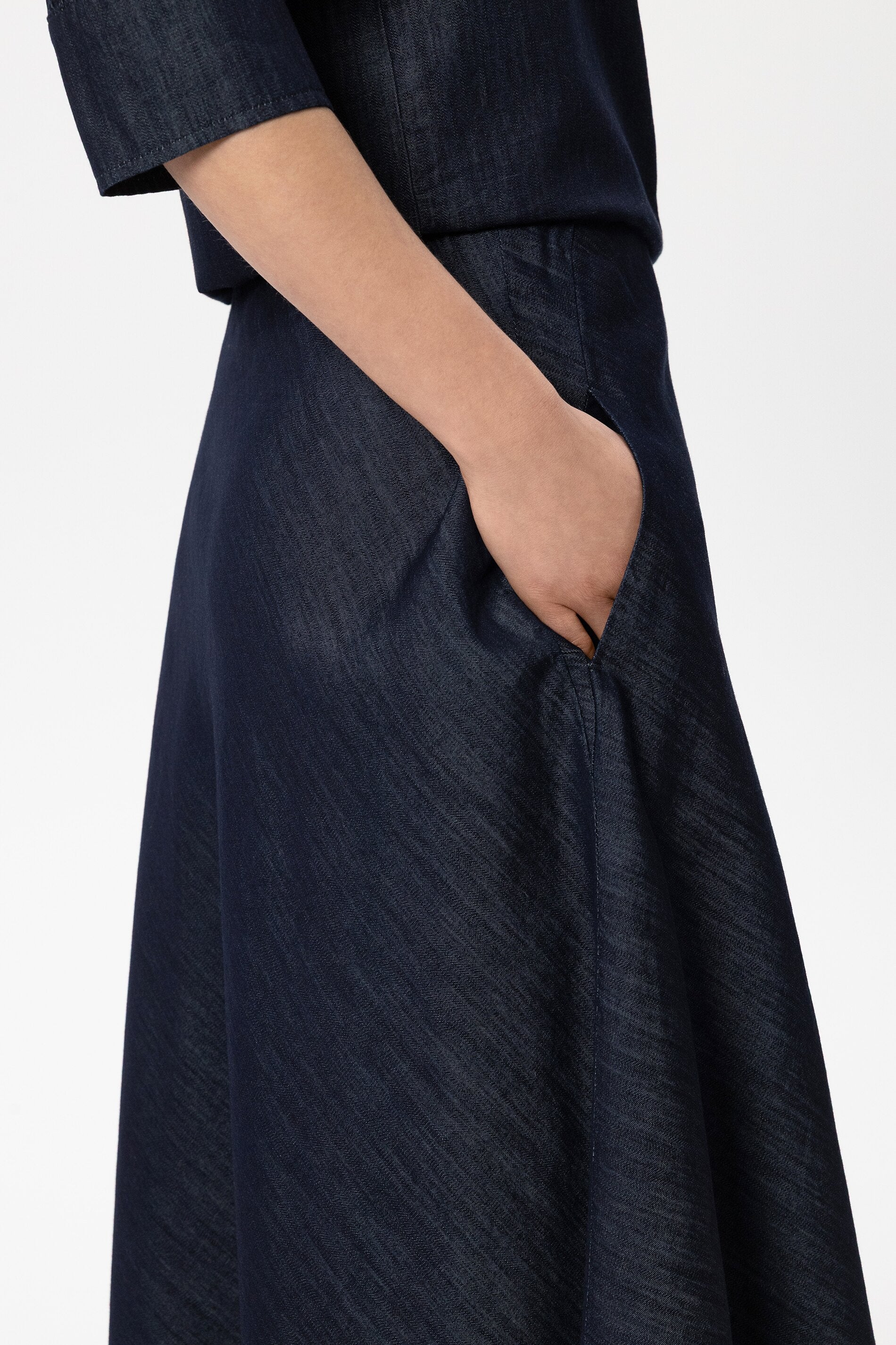 Denim-Rock in A-Linie - denim blue - Standard