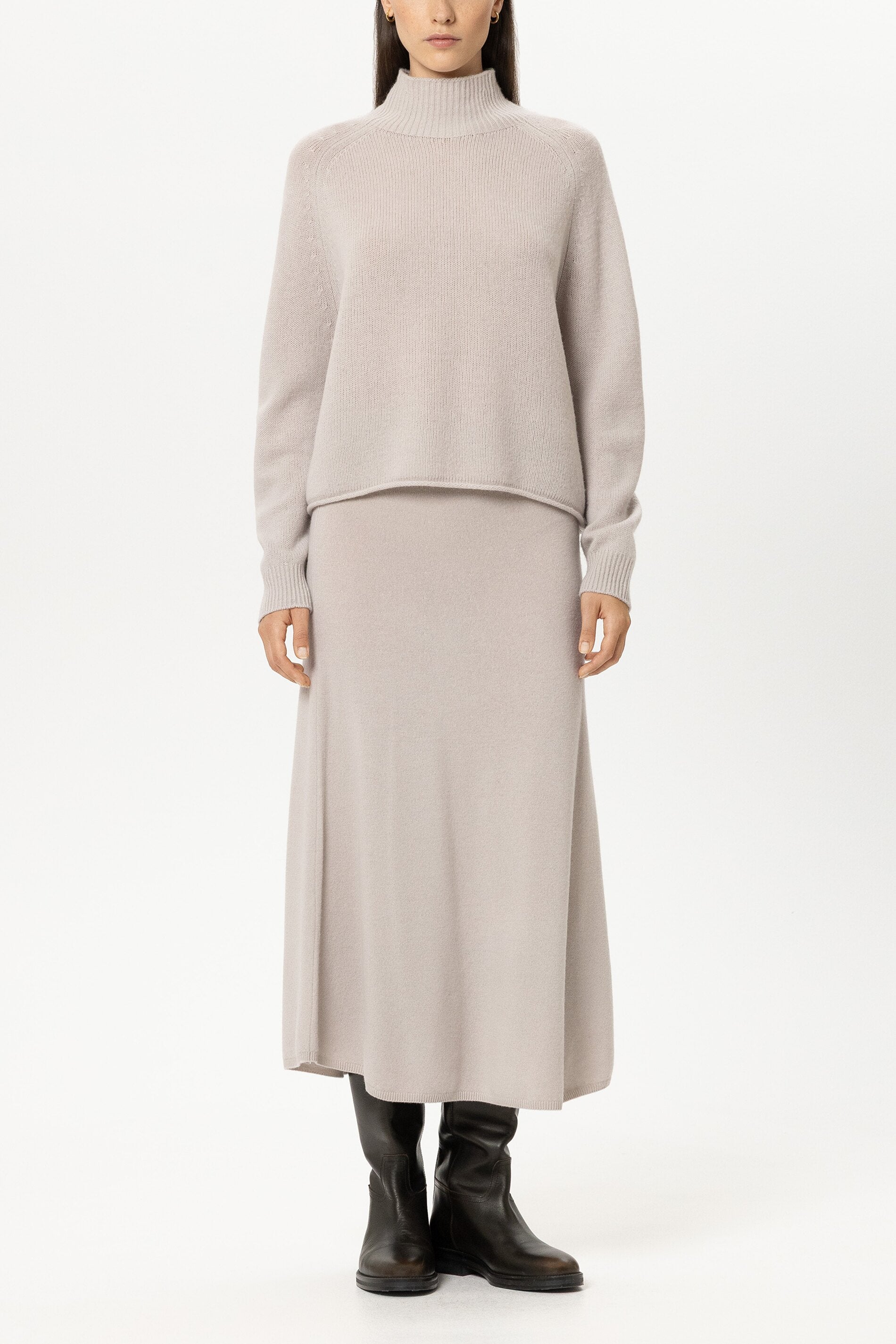 Rock aus Kaschmir-Mix - pearl - Standard | Model Front