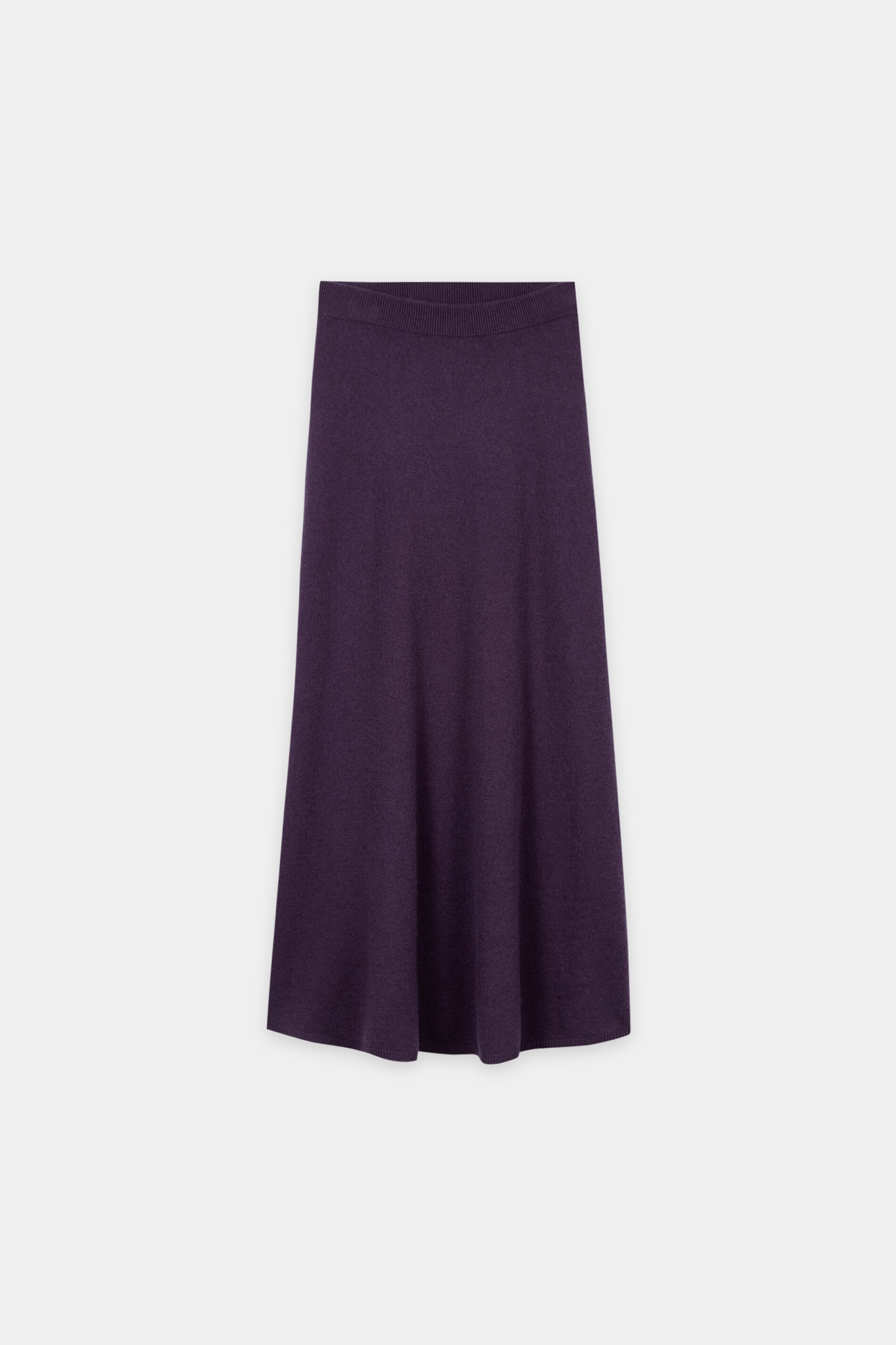 Rock aus Kaschmir-Mix - plum - Standard | Artikel Front