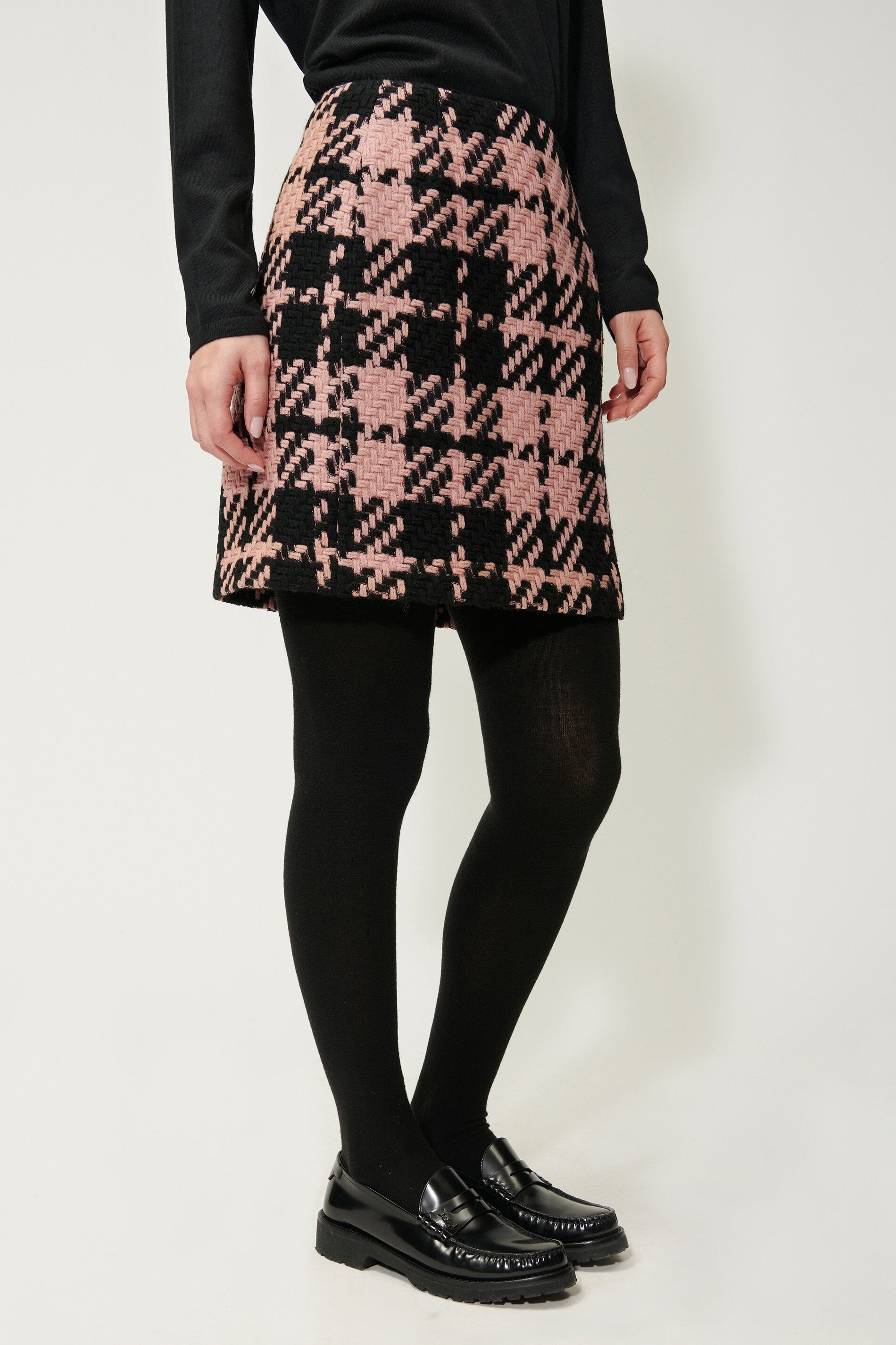 Rock in Two-Tone-Optik - the fancy woolcheck - Standard | Model Seite