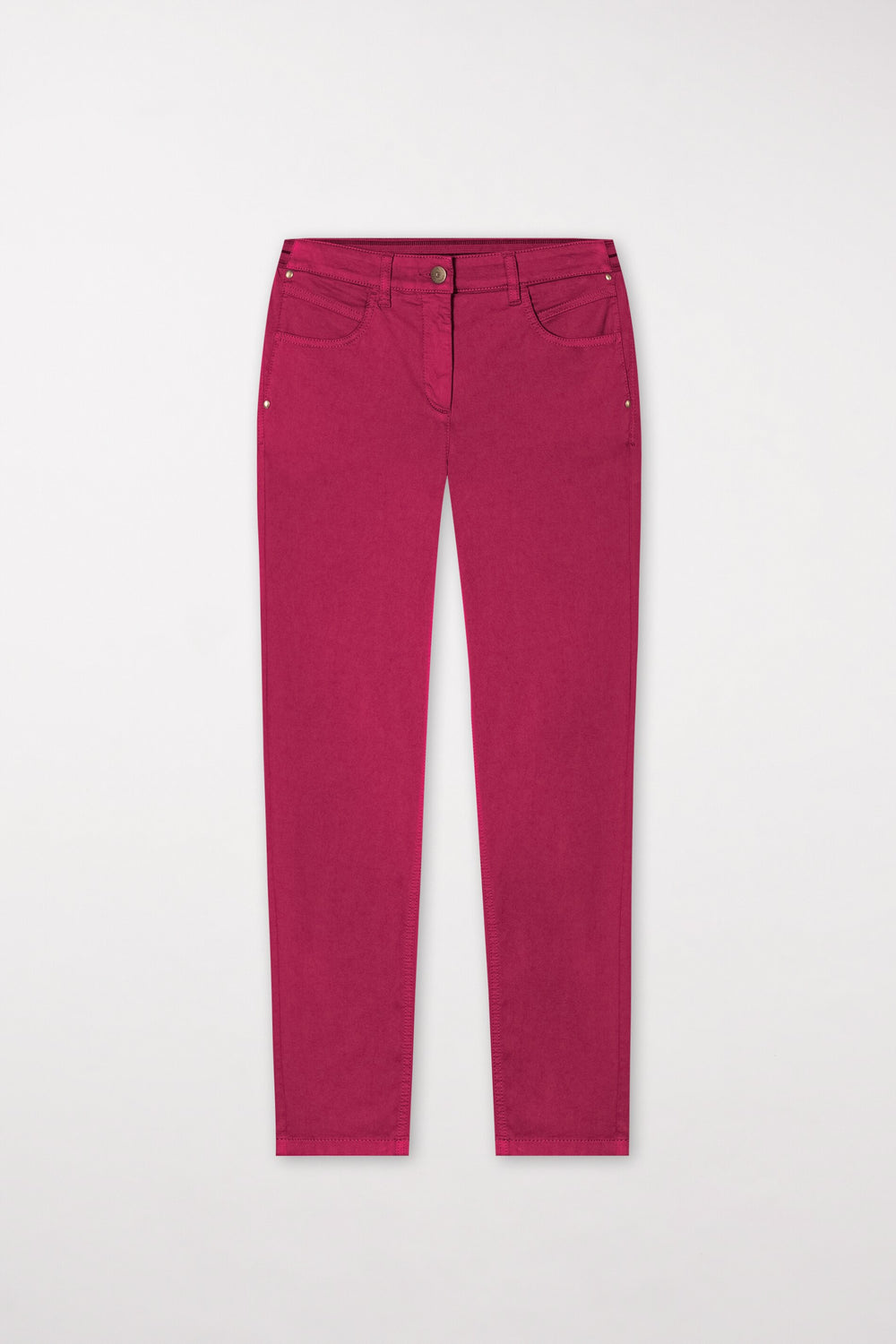 High-Stretch-Colour-Denim - berry pink - Standard