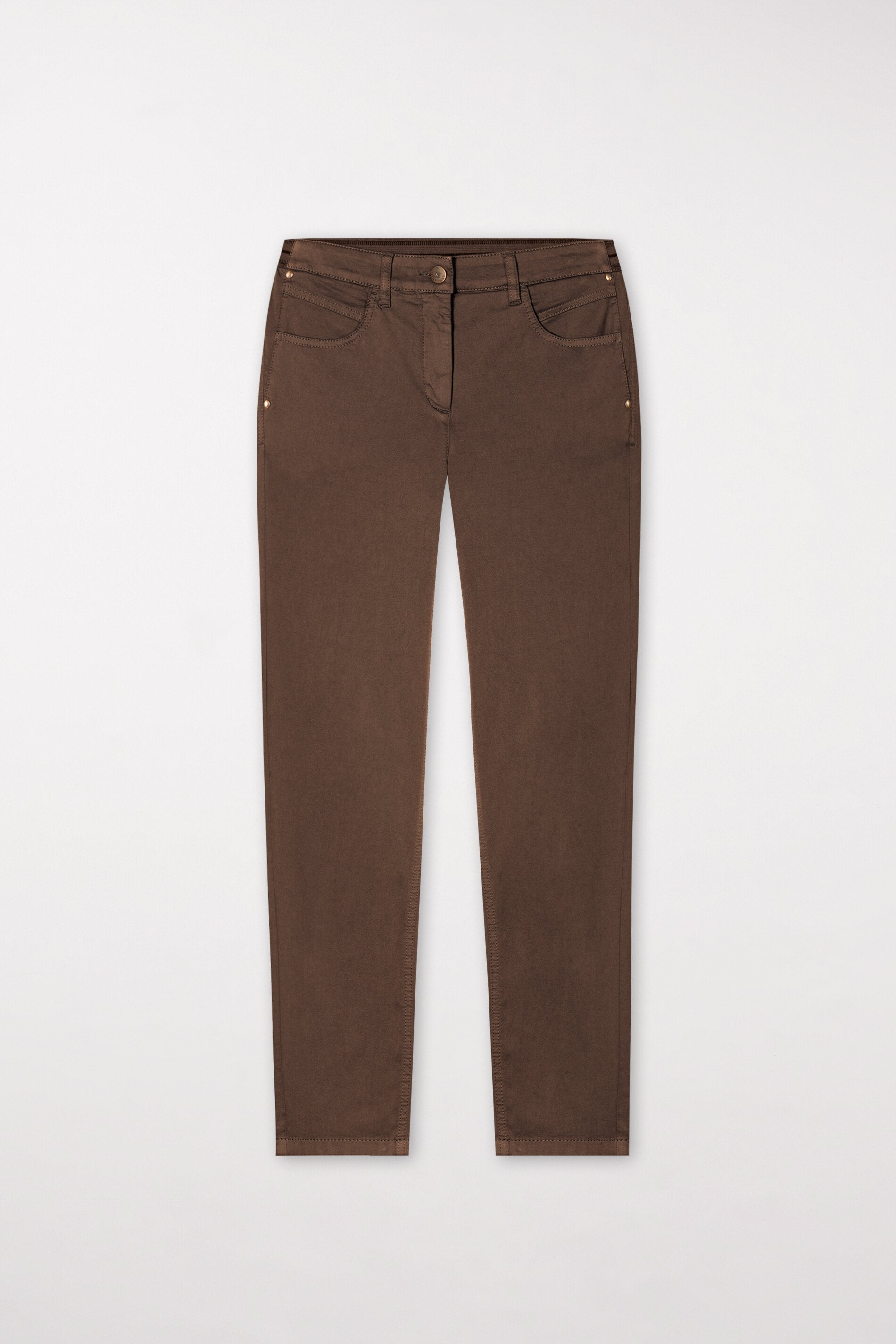 High-Stretch-Colour-Denim - hazelnut - Standard | Artikel Front