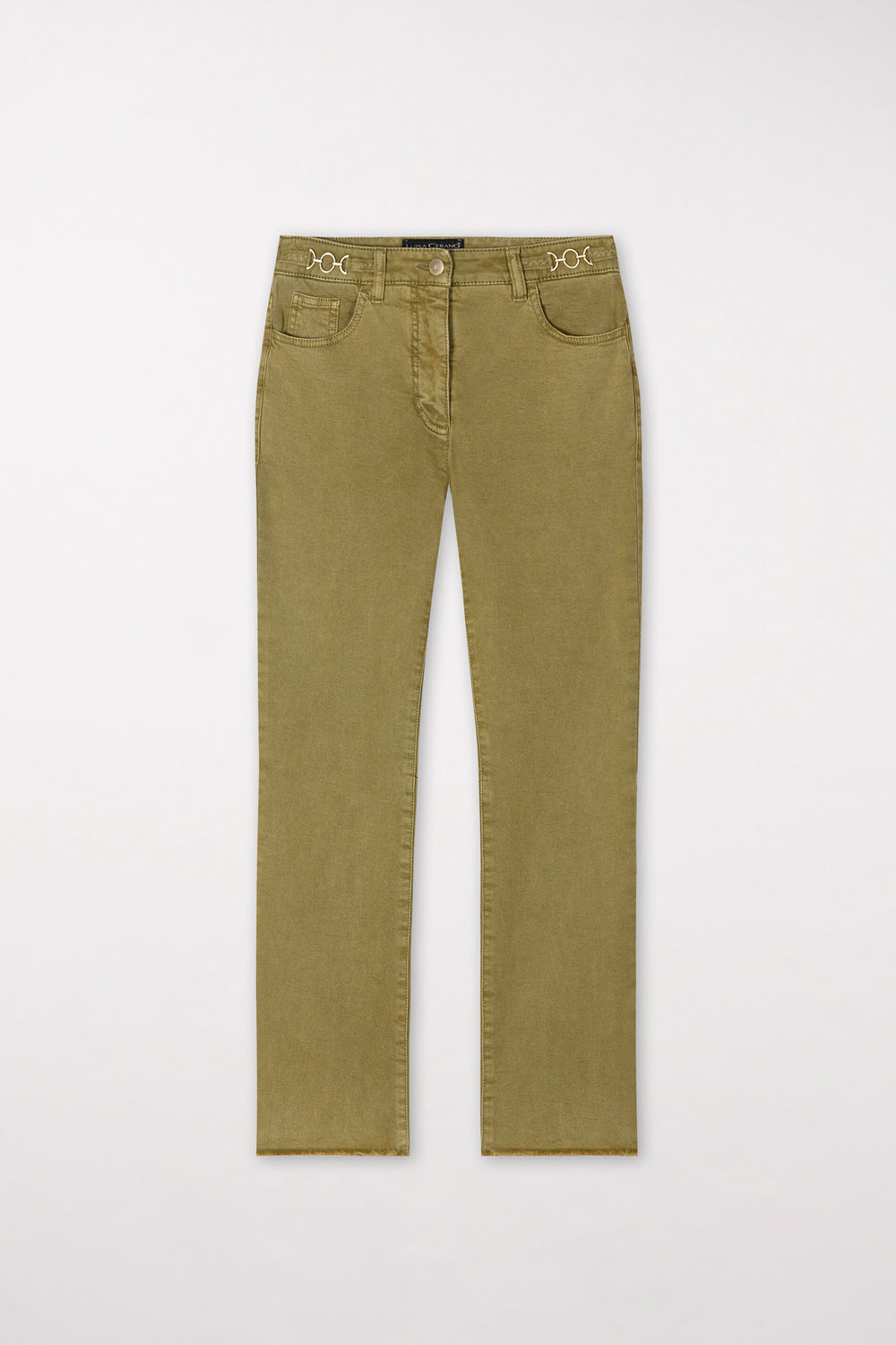 Authentic-Twill-Denim - moss green - Standard