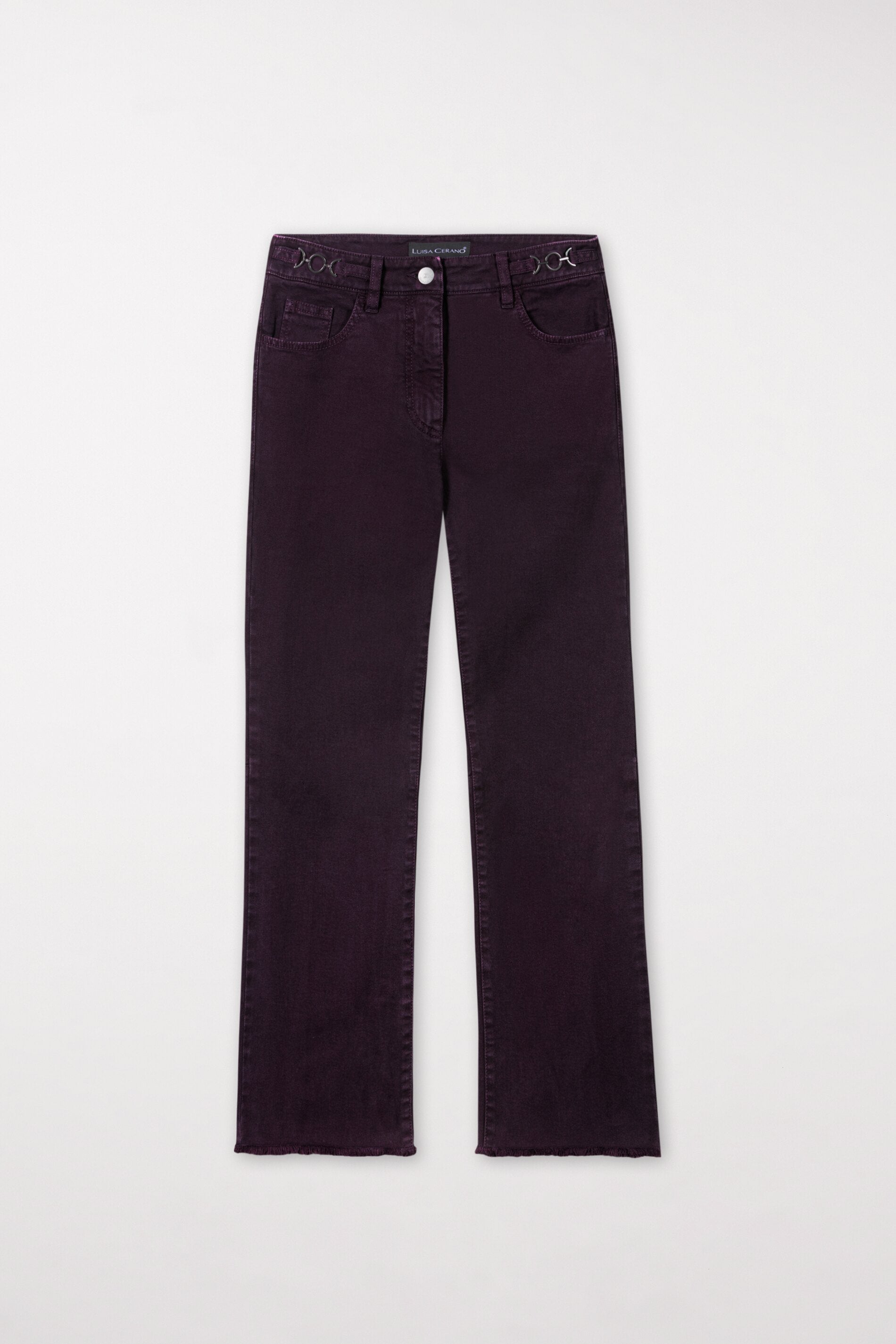 Authentic-Twill-Denim - burgundy - Standard | Artikel Front