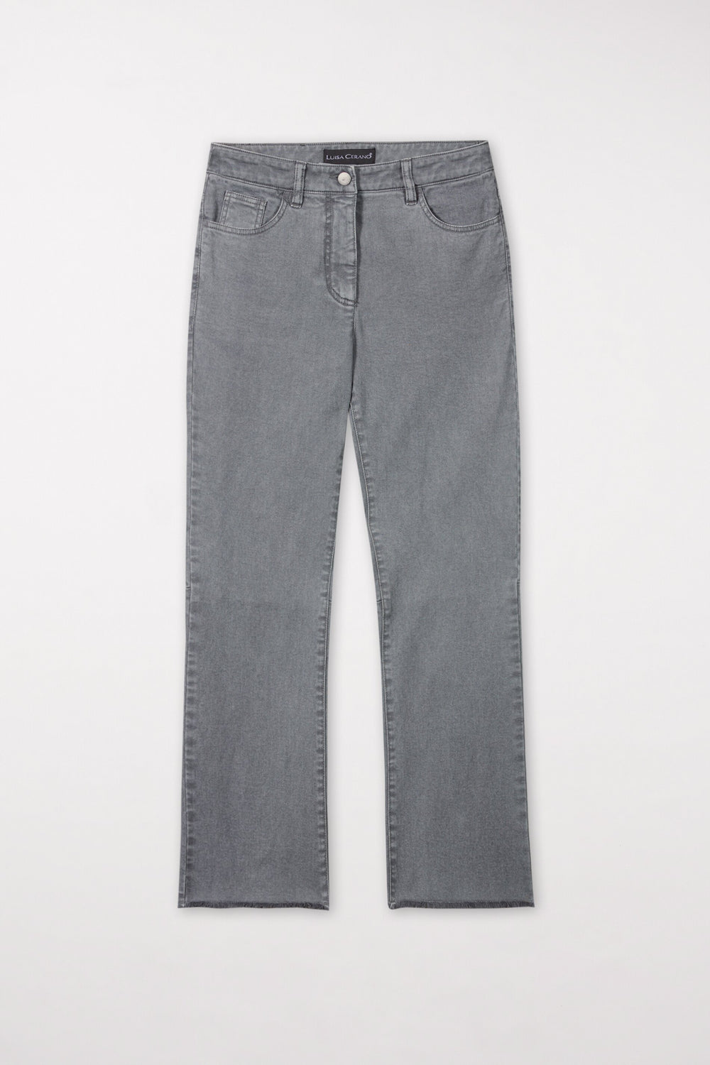 Authentic-Twill-Denim - silver grey - ohne Motiv