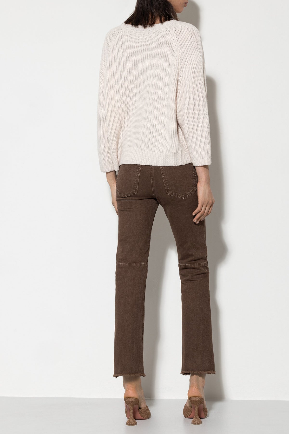 Authentic-Twill-Denim - hazelnut - ohne Motiv | Model Rück