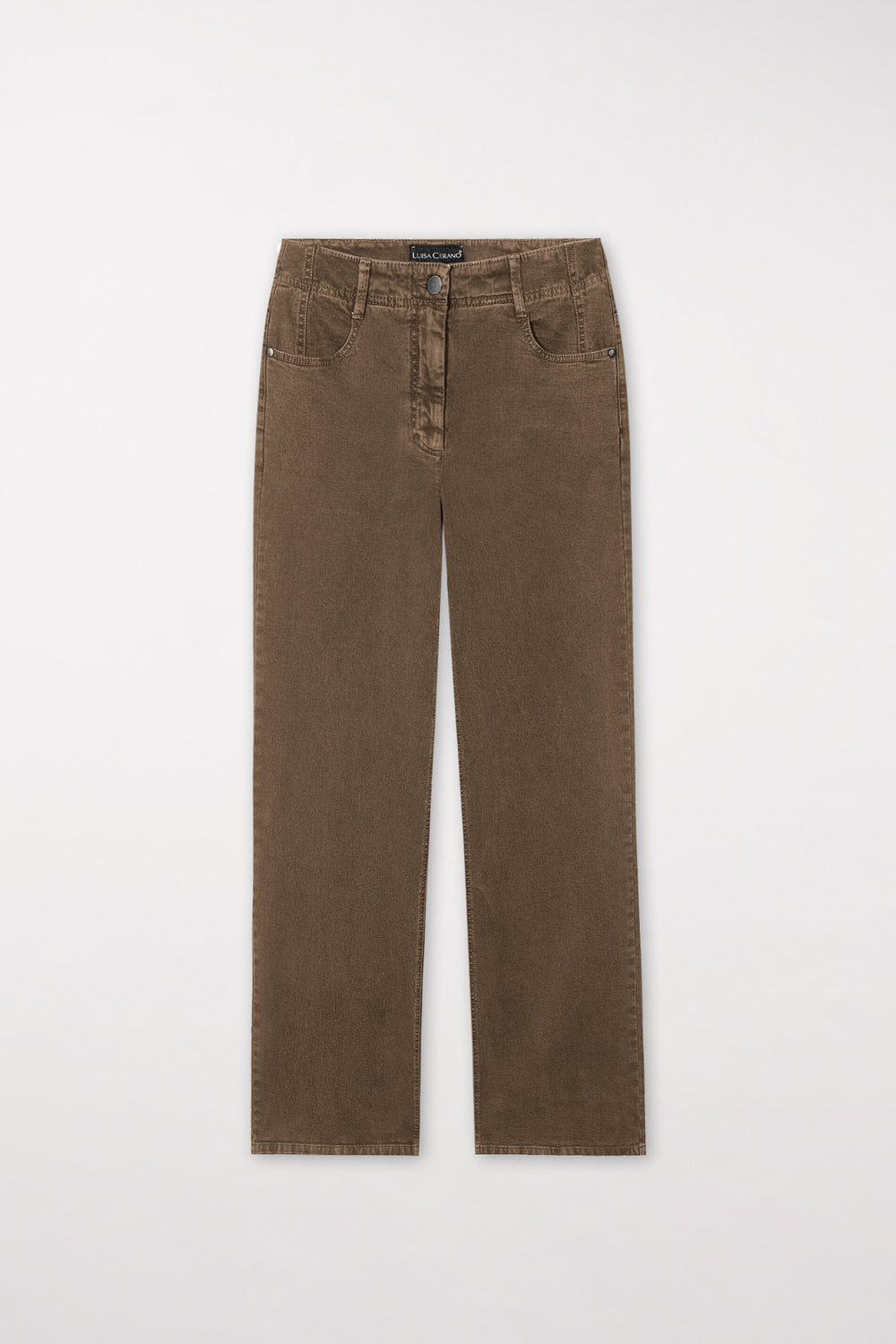 Authentic-Twill-Denim - tobacco - ohne Motiv