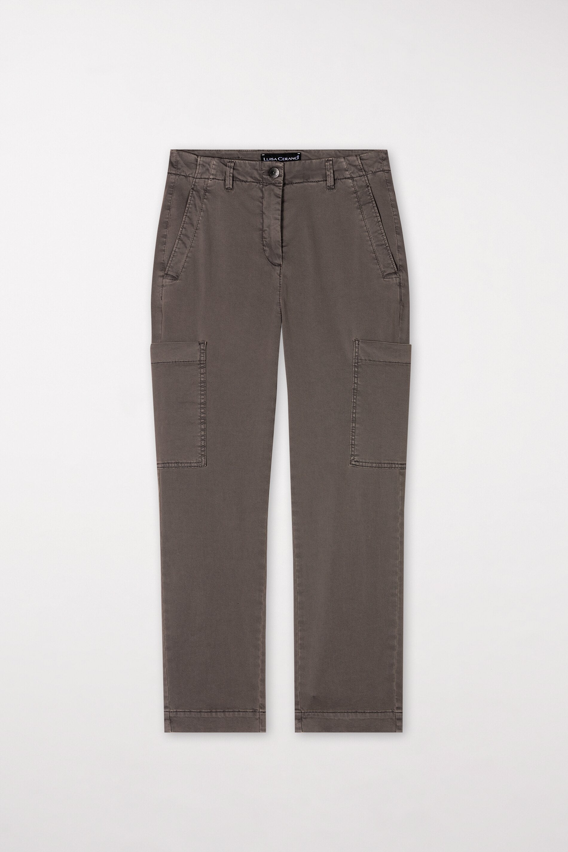 High-Stretch-Tapered-Denim - taupe - Standard | Artikel Front