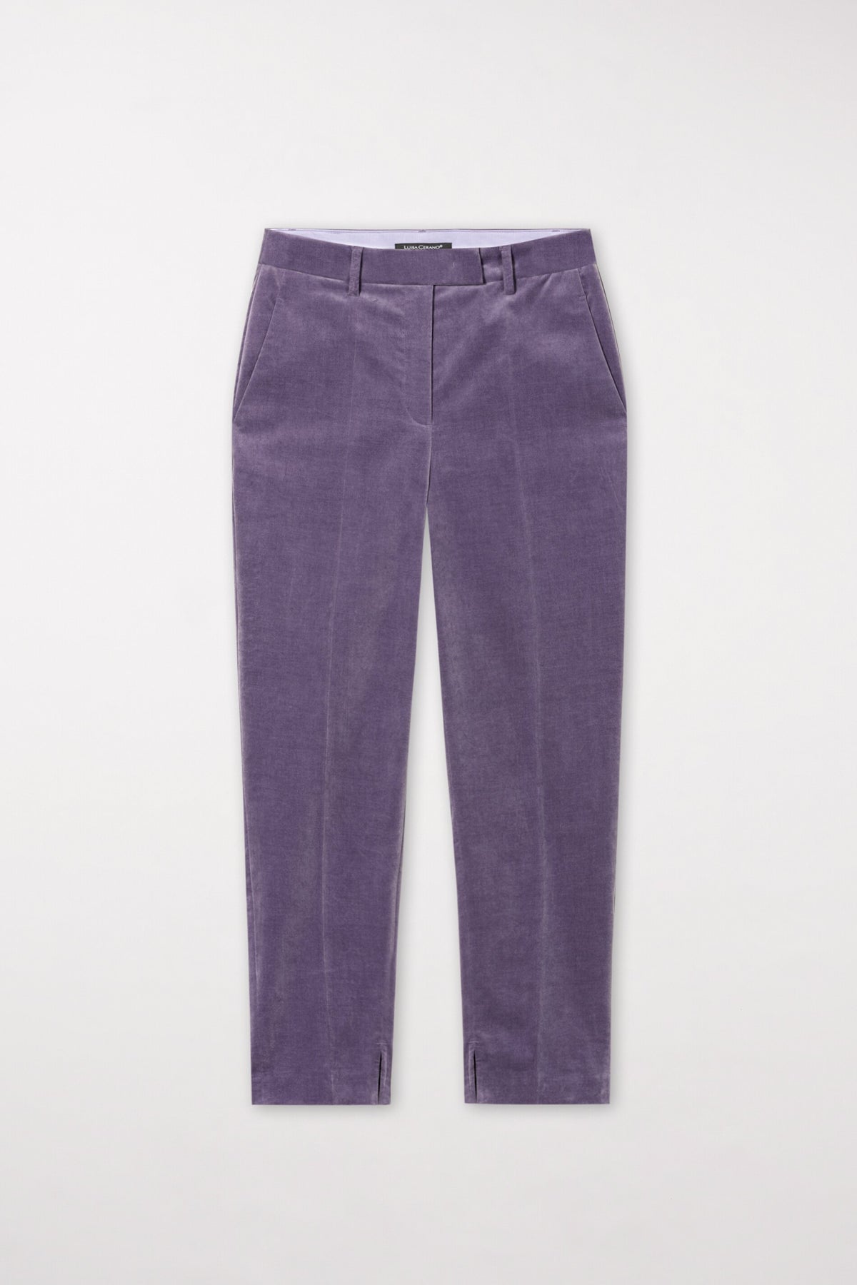 Tapered-Velvet-Pants - mauve - Standard | Artikel Front