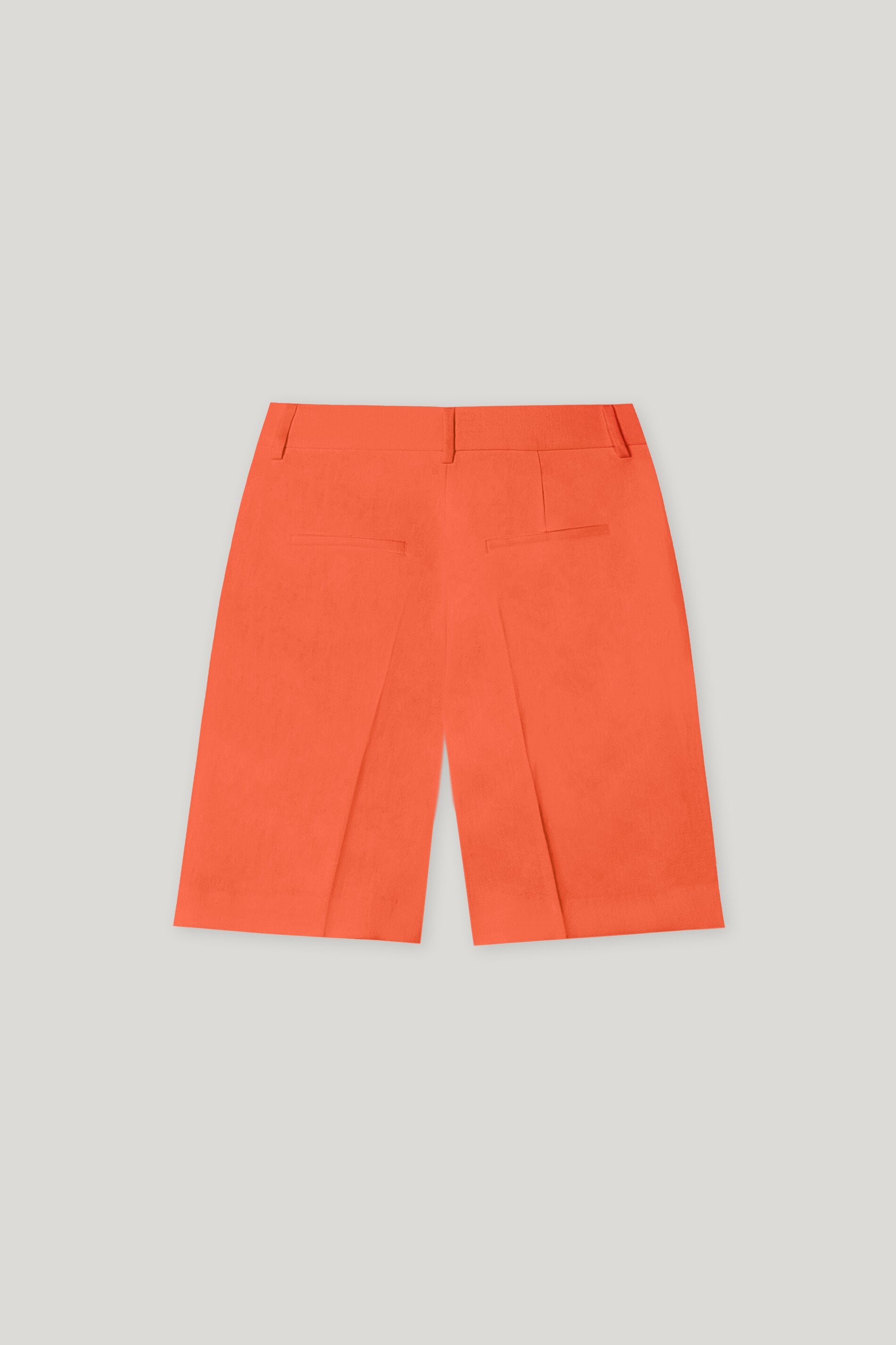 Bermuda shorts in linen mix hibiscus Standard - Main Image