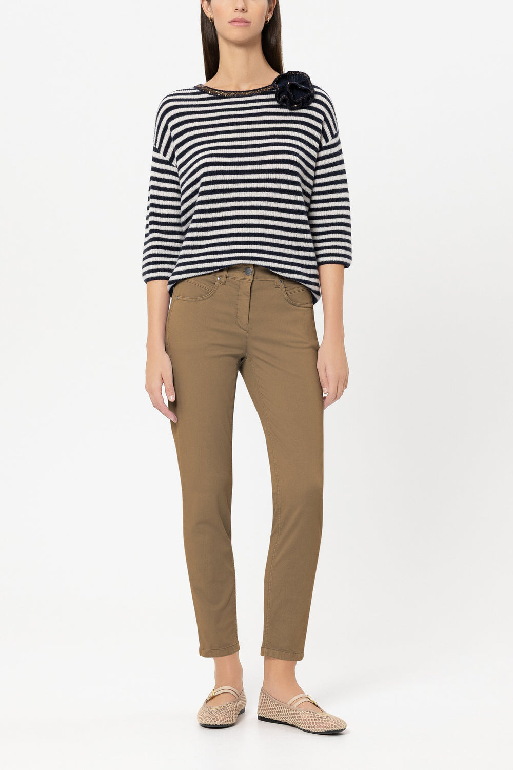 High-stretch skinny denim - tobacco - Standard