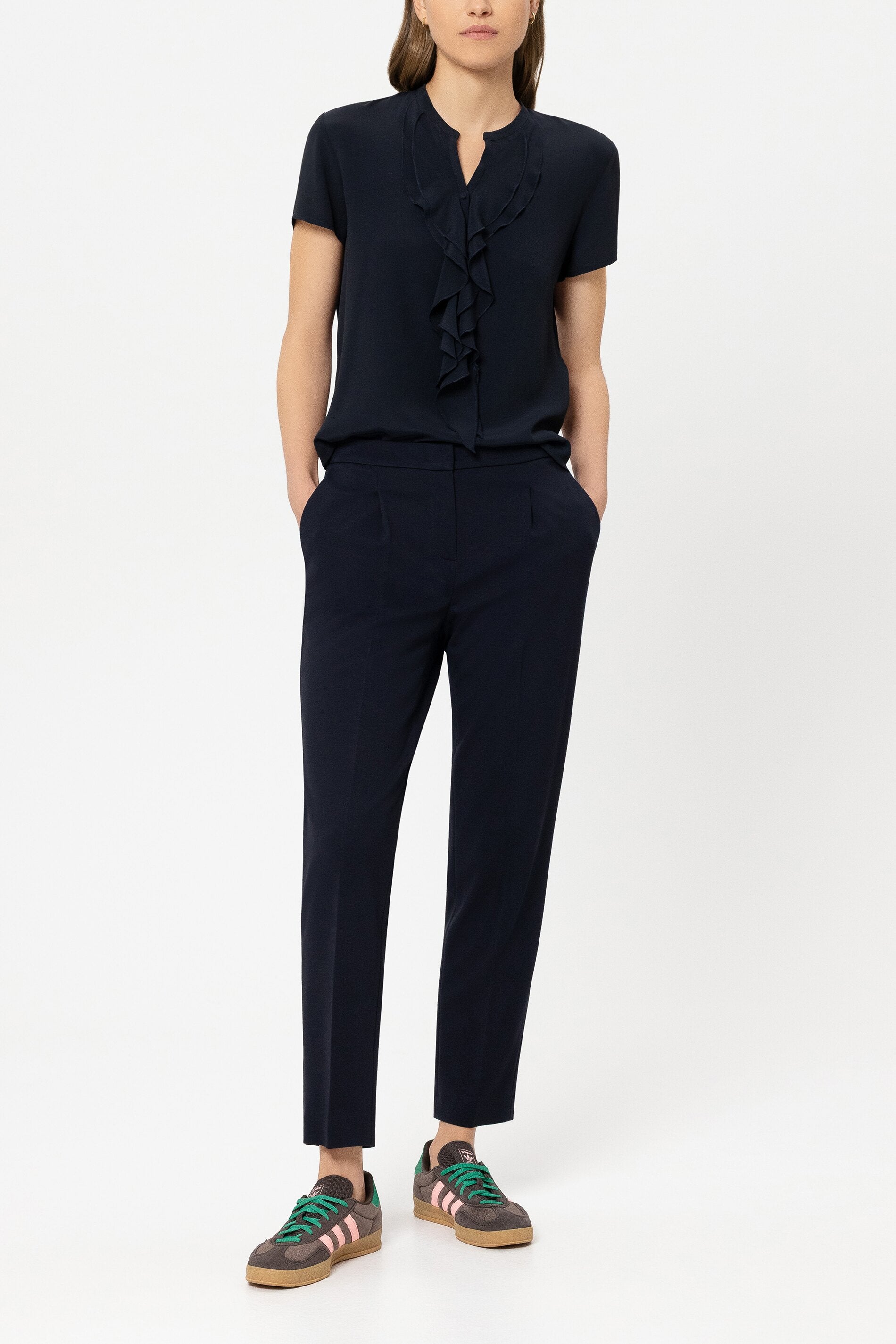 Punto-Milano-Joggpants - navy blue - Standard | Model Front