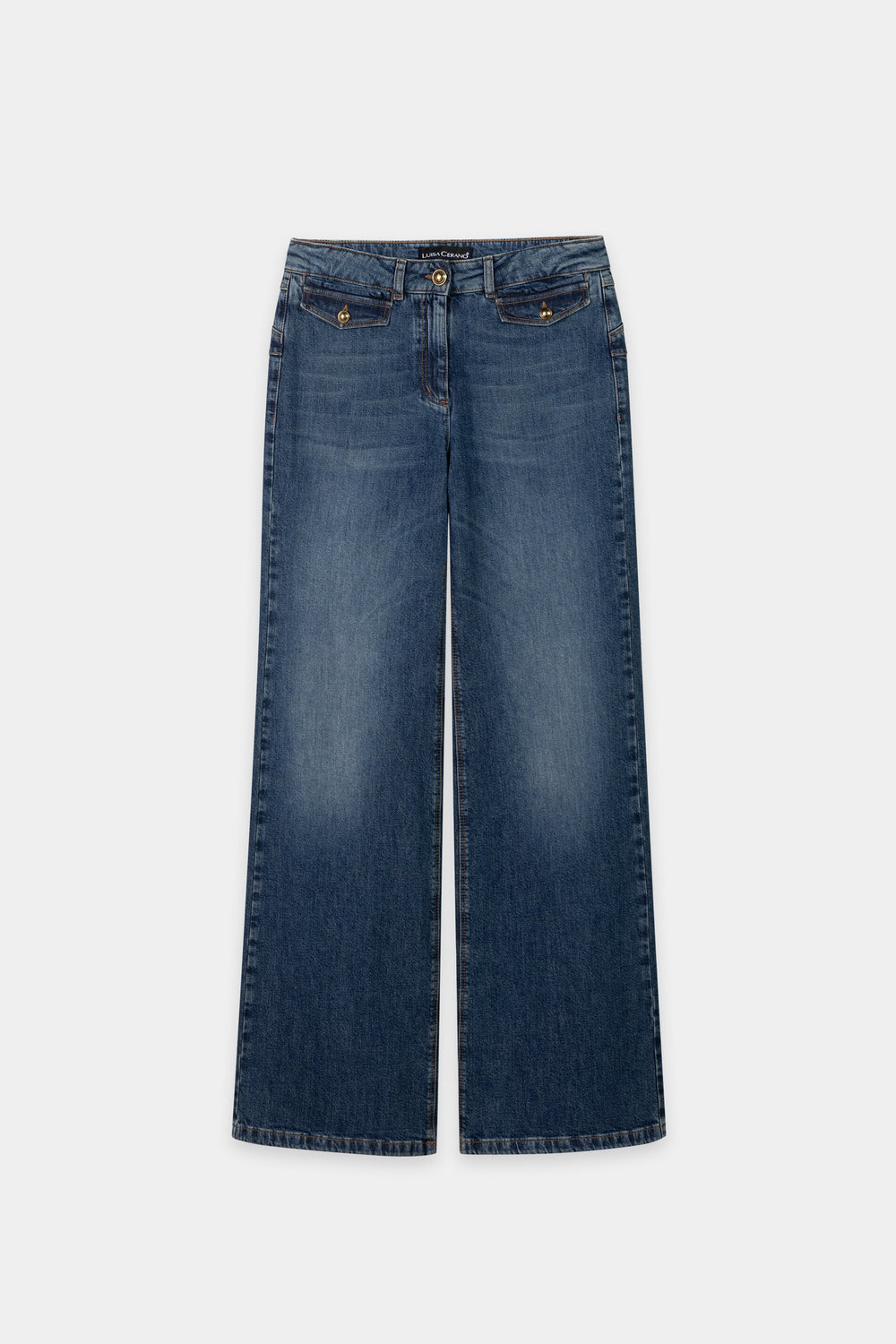 Authentic-Wideleg-Denim - denim blue - Standard