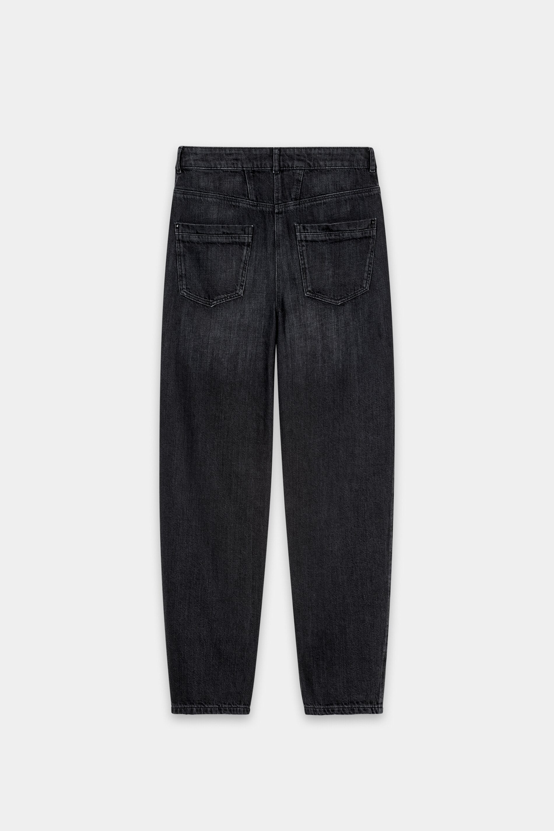 Barrelleg-Black-Denim - black - Standard | Artikel Rück