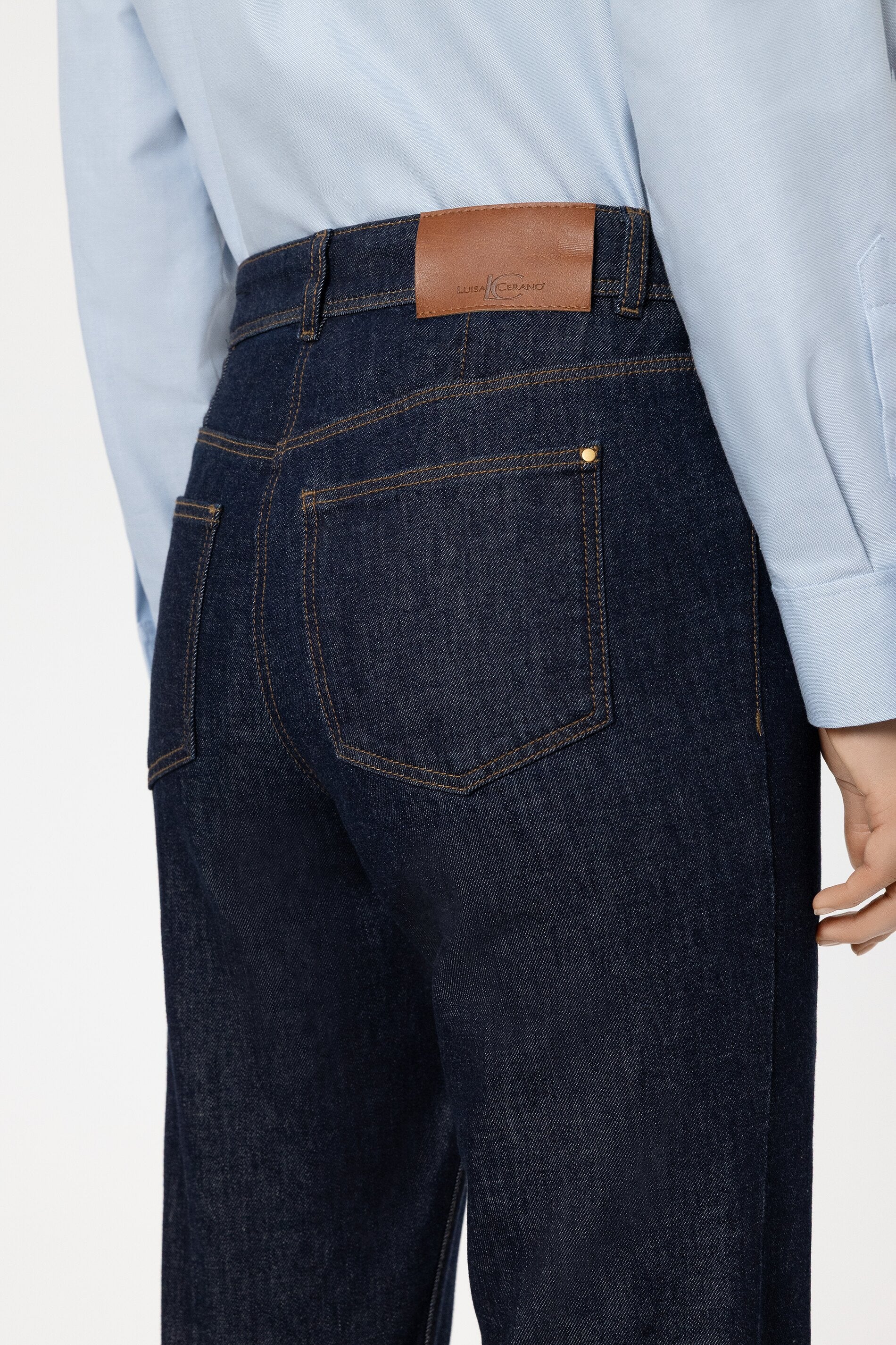 Authentic-Straightleg-Denim - denim blue - Standard | Model Detail