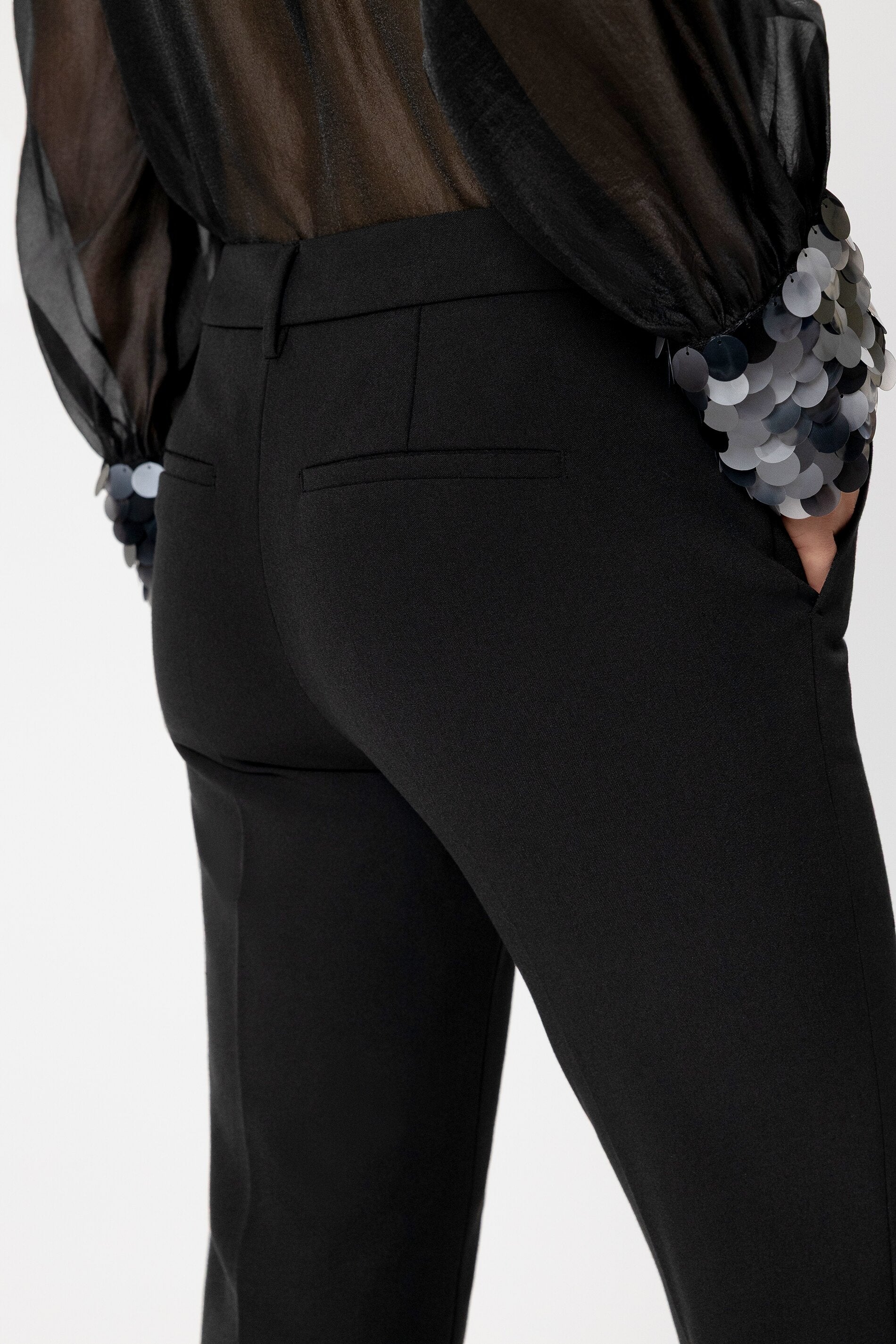 Babyflare-Pants - black - Standard | Model Detail