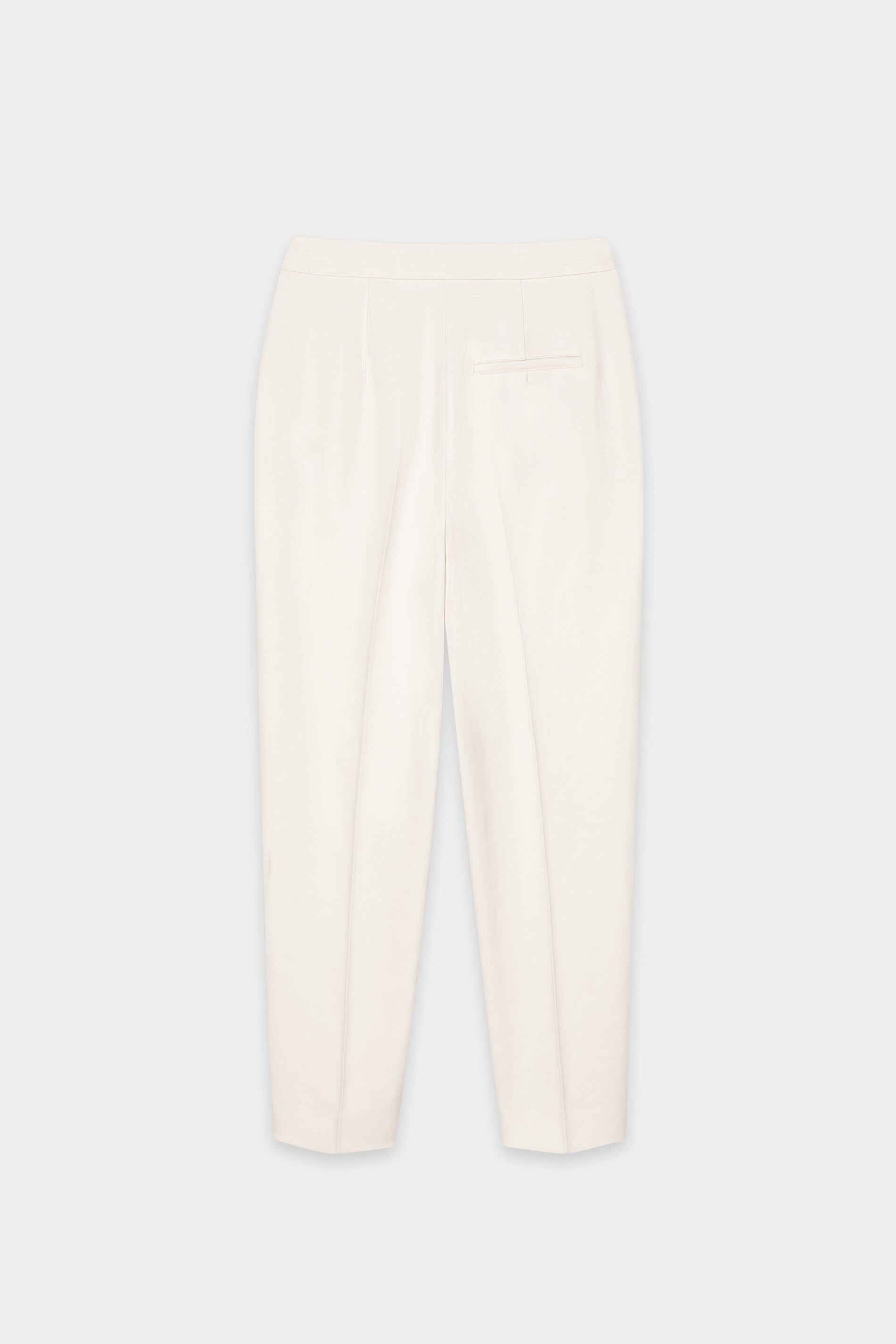 Twill-Tapered-Pants - cream - Standard | Artikel Rück